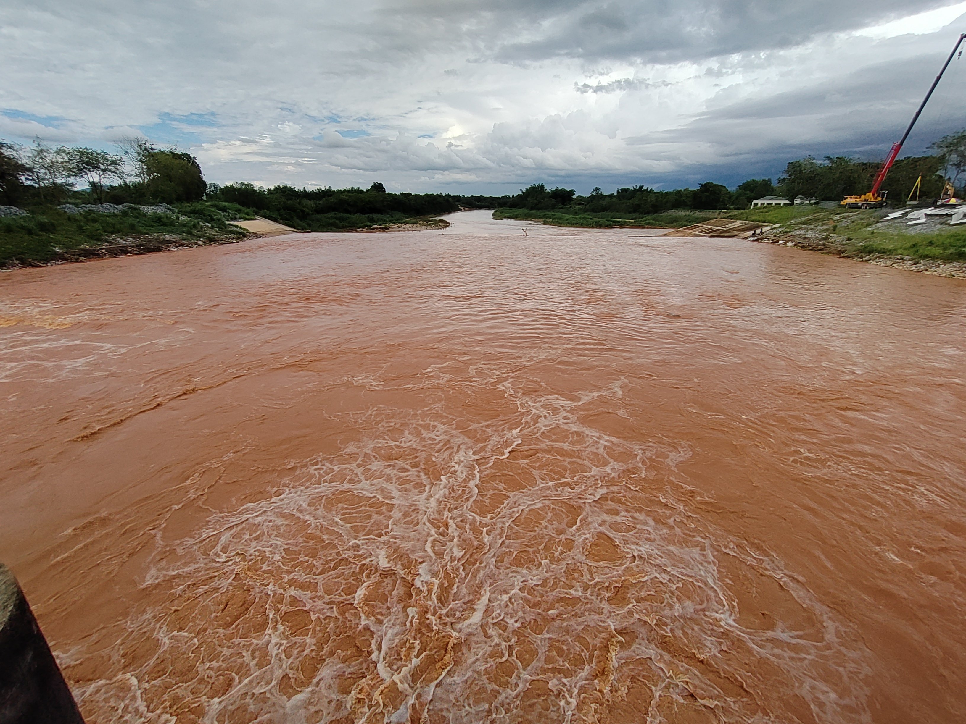 Authorities say arsenic levels in the Kok River have now reached dangerous levels. Photo:  Earth Thailand
