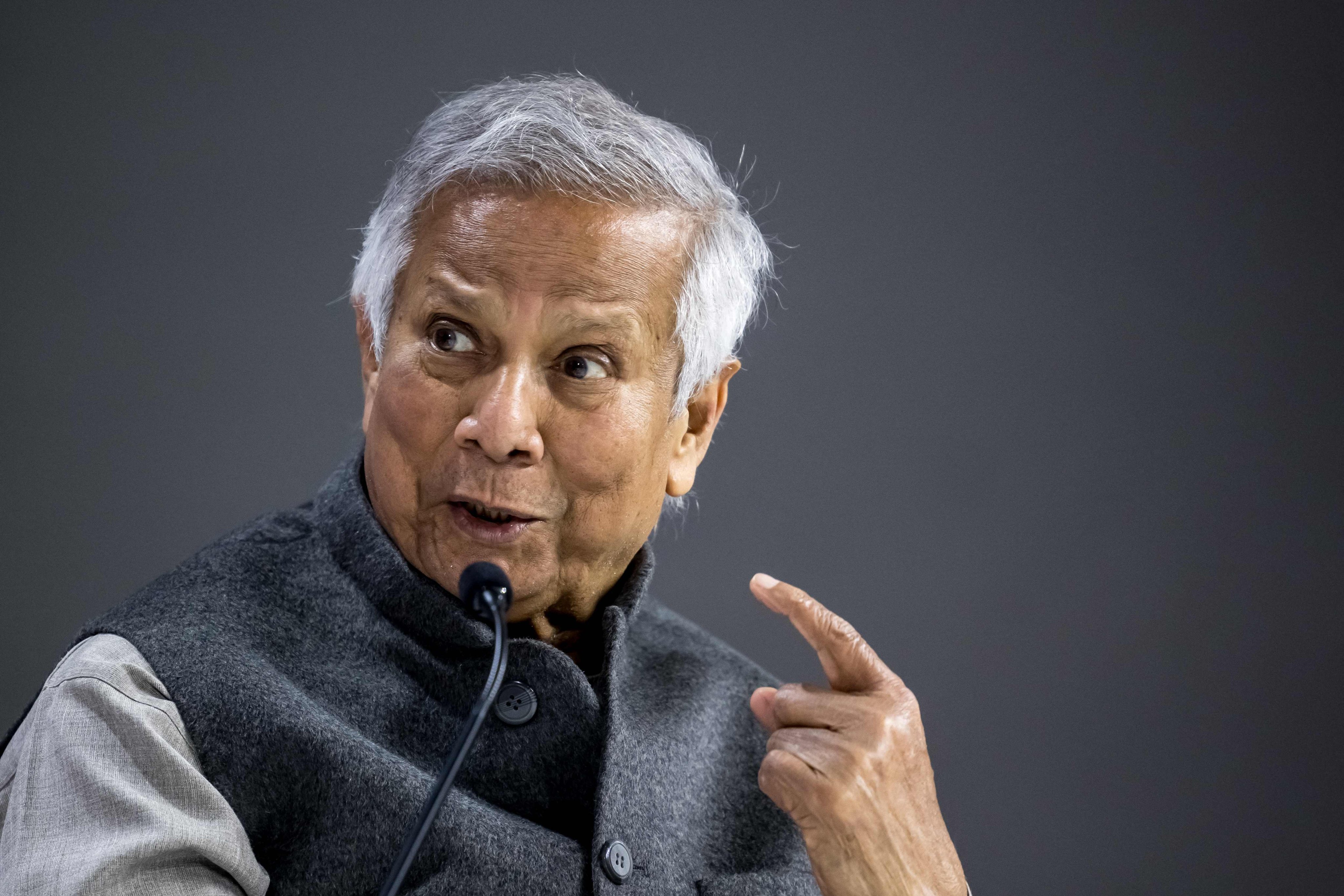 Bangladesh’s interim leader Muhammad Yunus. Photo: AFP