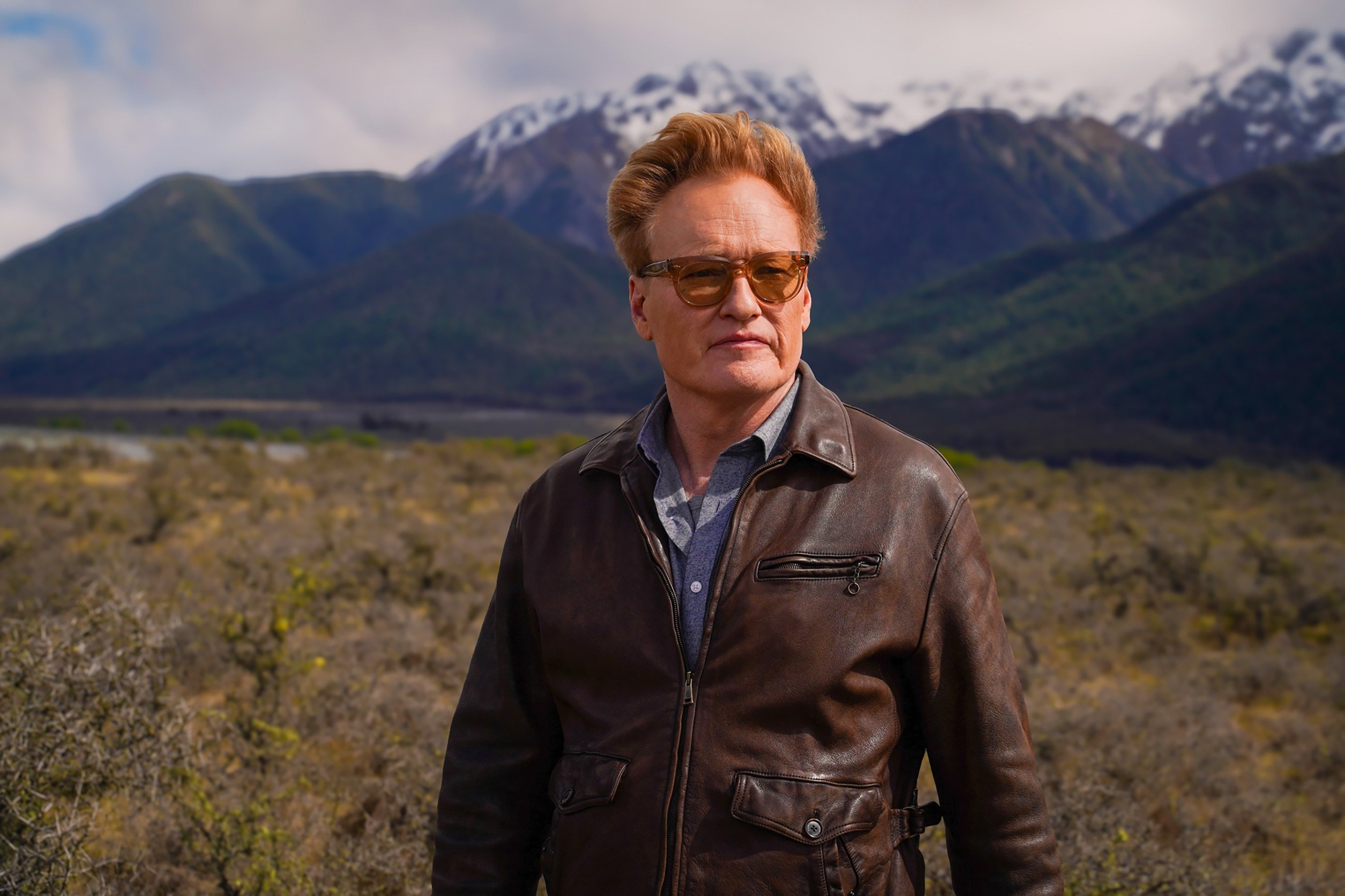 Conan O’Brien in season two of Conan O’Brien Must Go. Photo: TNS
