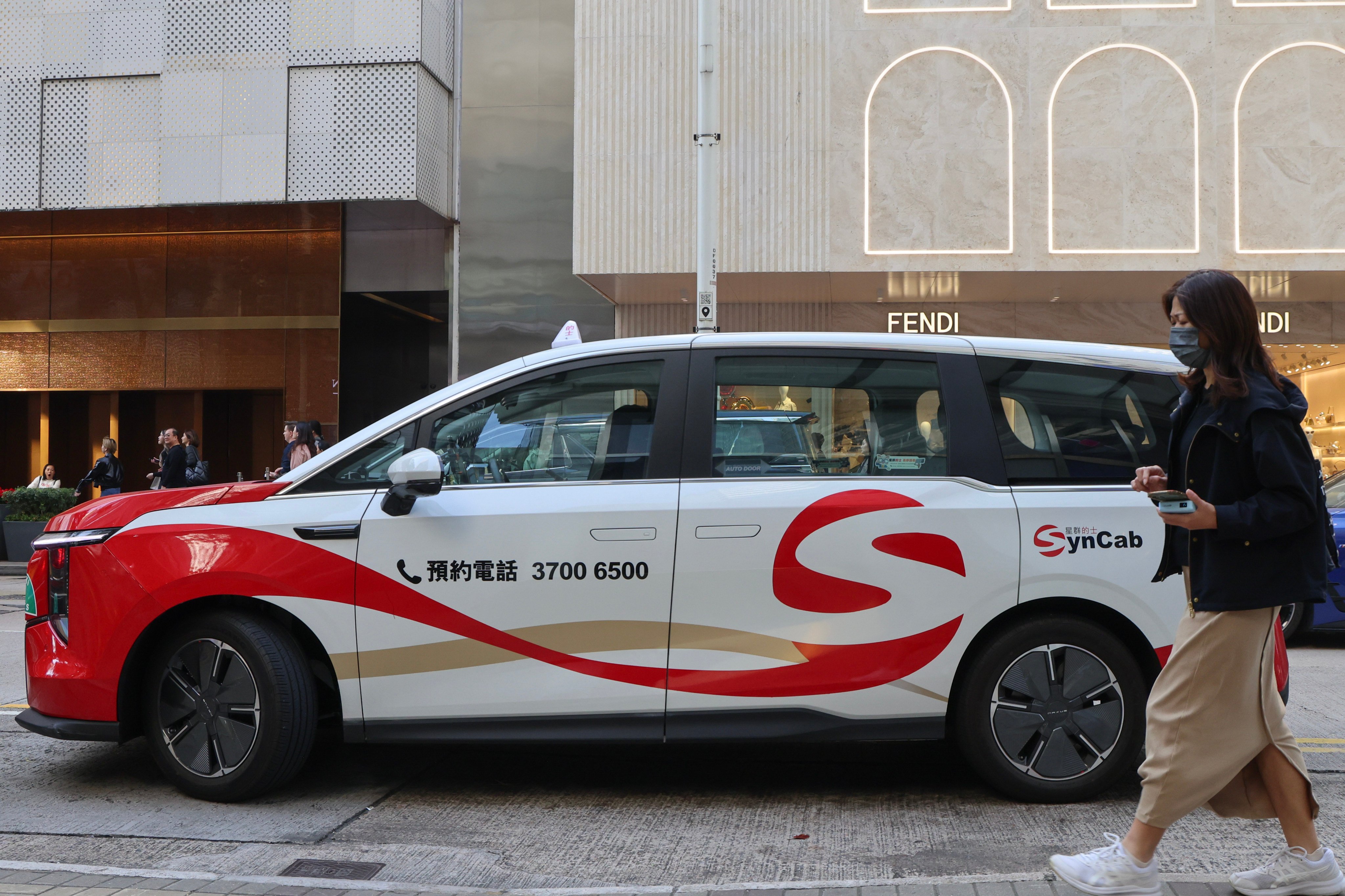 SynCab is one of two premium fleets that has launched service trial runs. Photo: Jelly Tse