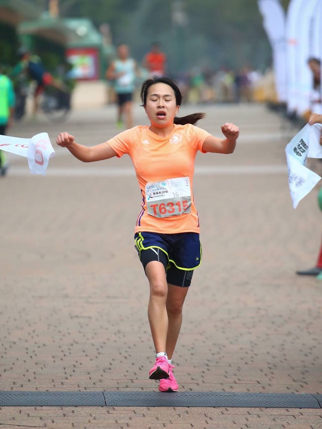 Sophia Lai at the Unicef Charity Run 2016 in Hong Kong. Photo: courtesy of Sophia Lai