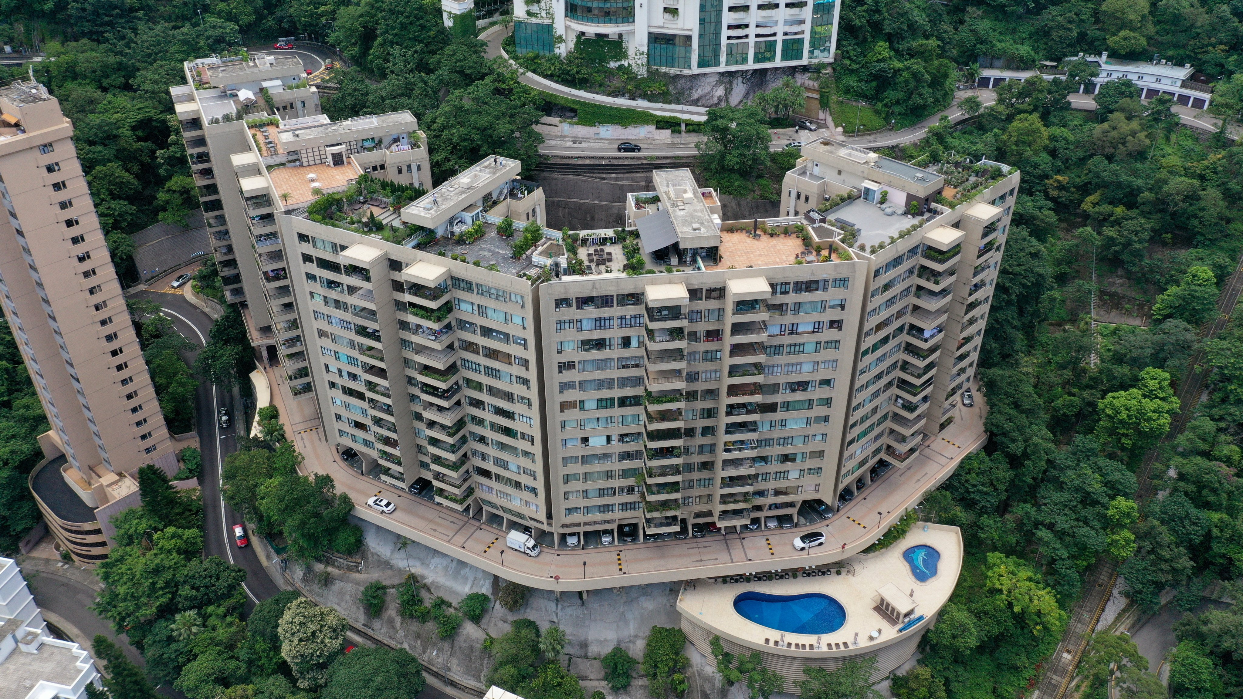Grenville House in Mid-Levels. Photo: Winson Wong