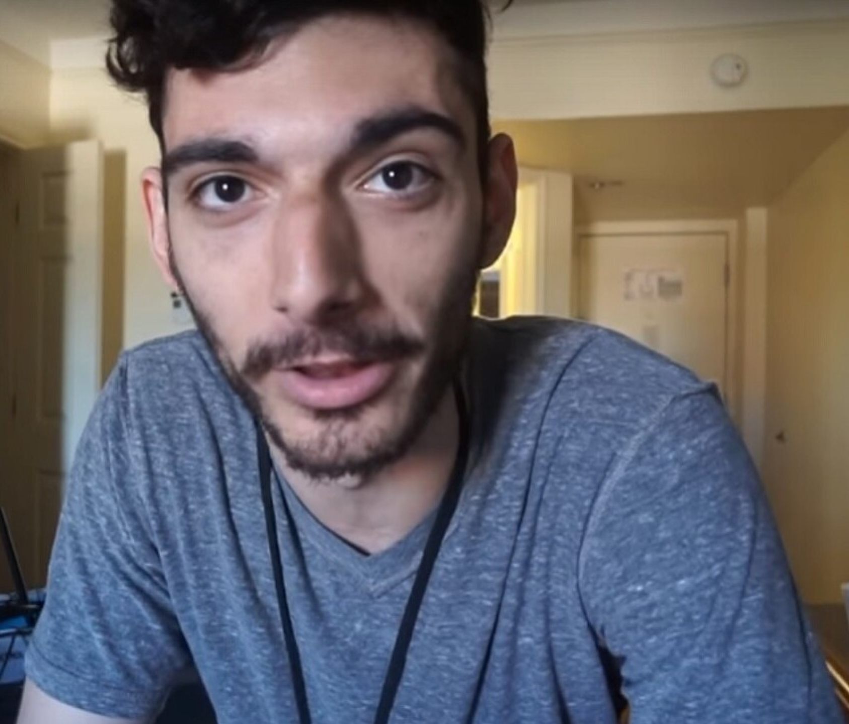 YouTuber Ice Poseidon came under fire for a live stream in Busan in March. Photo: YouTube/Ice Poseidon