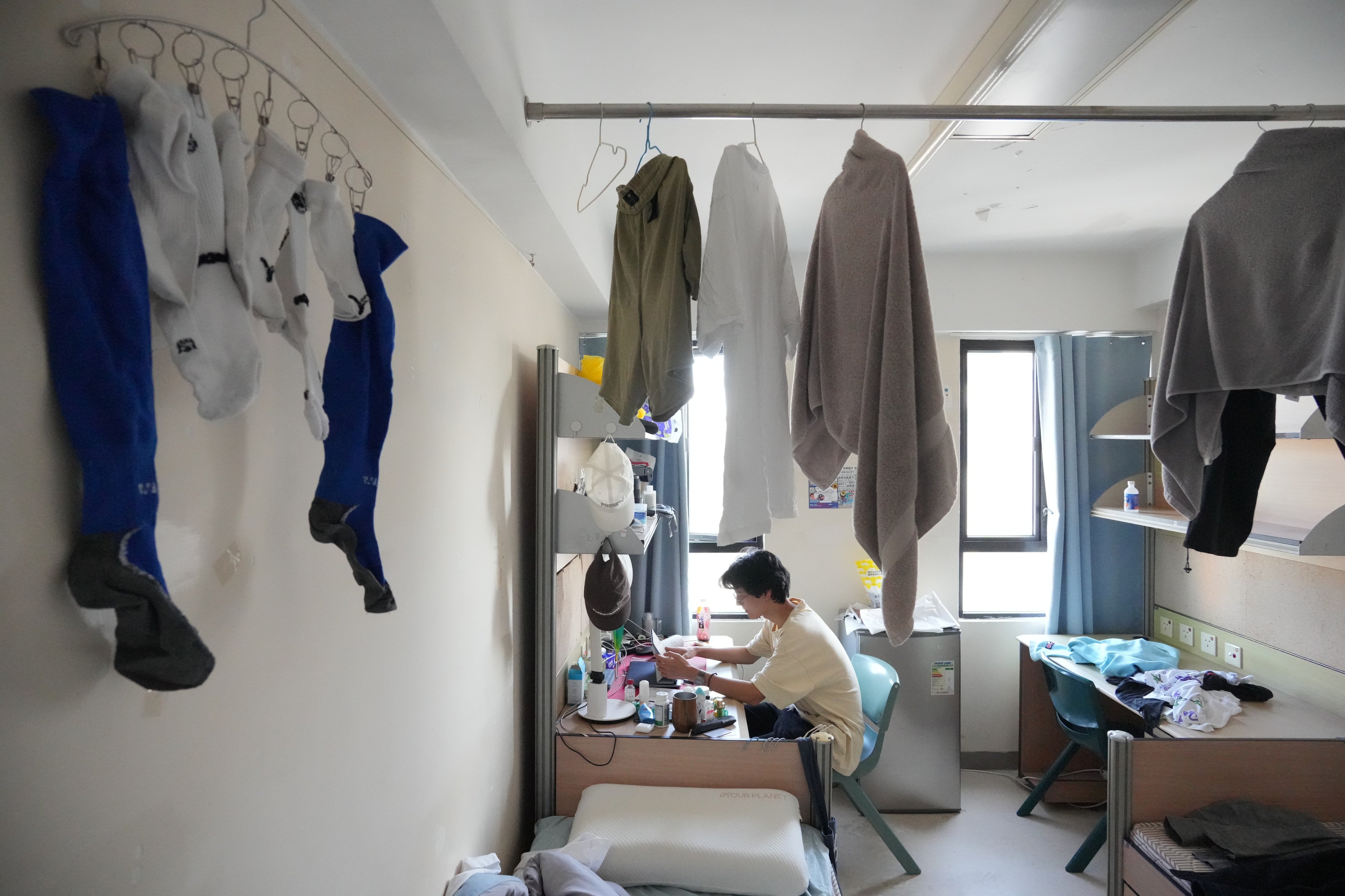 Henry Li, a first-year student at Baptist University, is a non-local student exploring different housing options for the rest of his studies, including the possibility of living in Shenzhen. Photo: May Tse