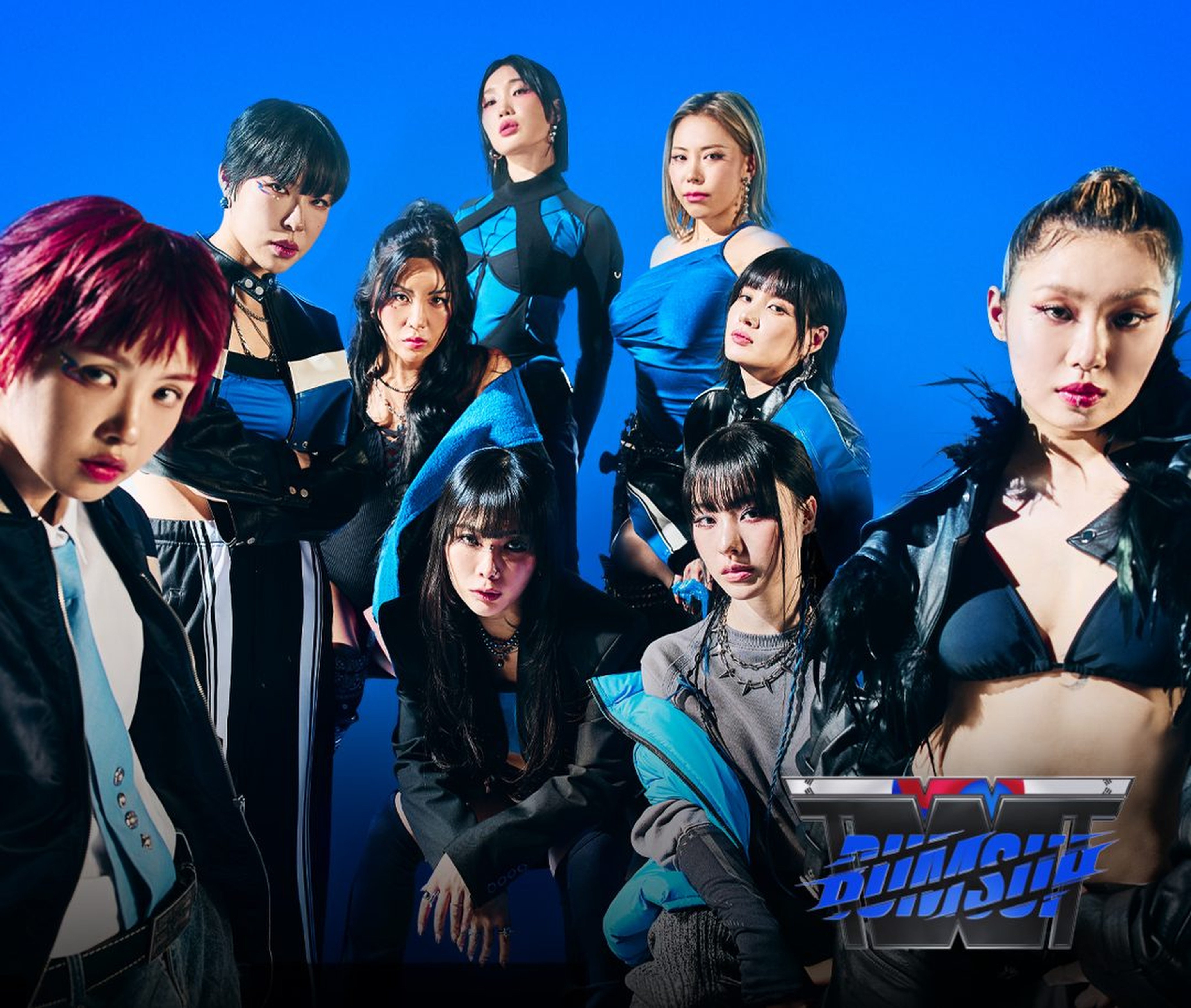 Korean dance Crew BumsUp from World of Street Woman Fighter poster. Photo: Mnet