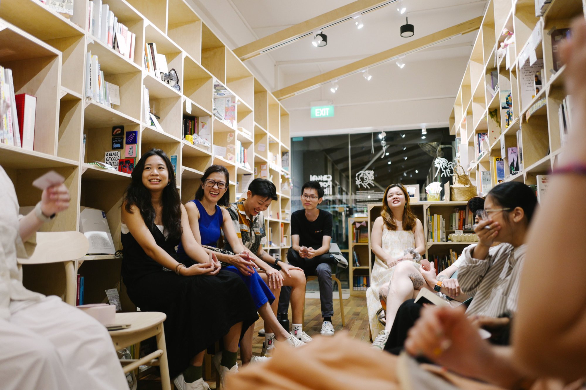 Casual Poet Library has become a sort of community centre and living room, founder Rebecca Toh says. Photo: Rebecca Toh Casual Poet Library has become a sort of community centre and living room, founder Rebecca Toh says. Photo: Rebecca Toh