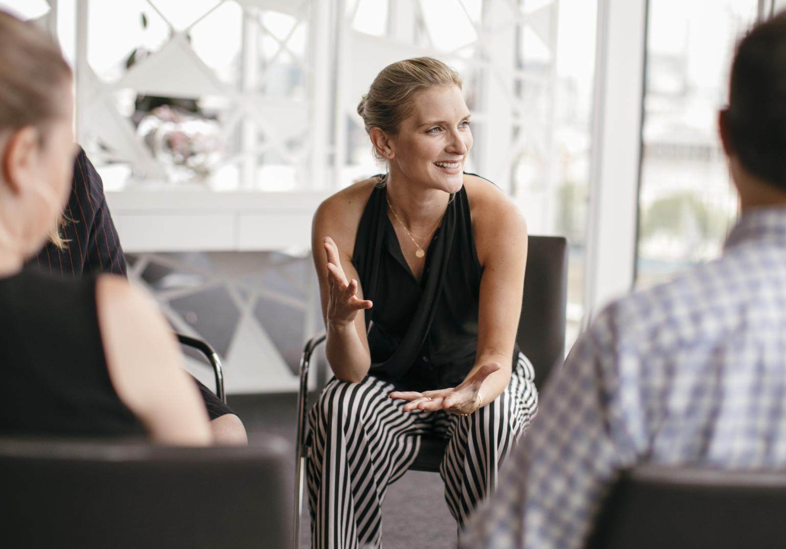 Jude Law’s second wife Phillipa Coan is a behavioural psychologist and business coach, and founded her own company, Stride. Photo: LinkedIn