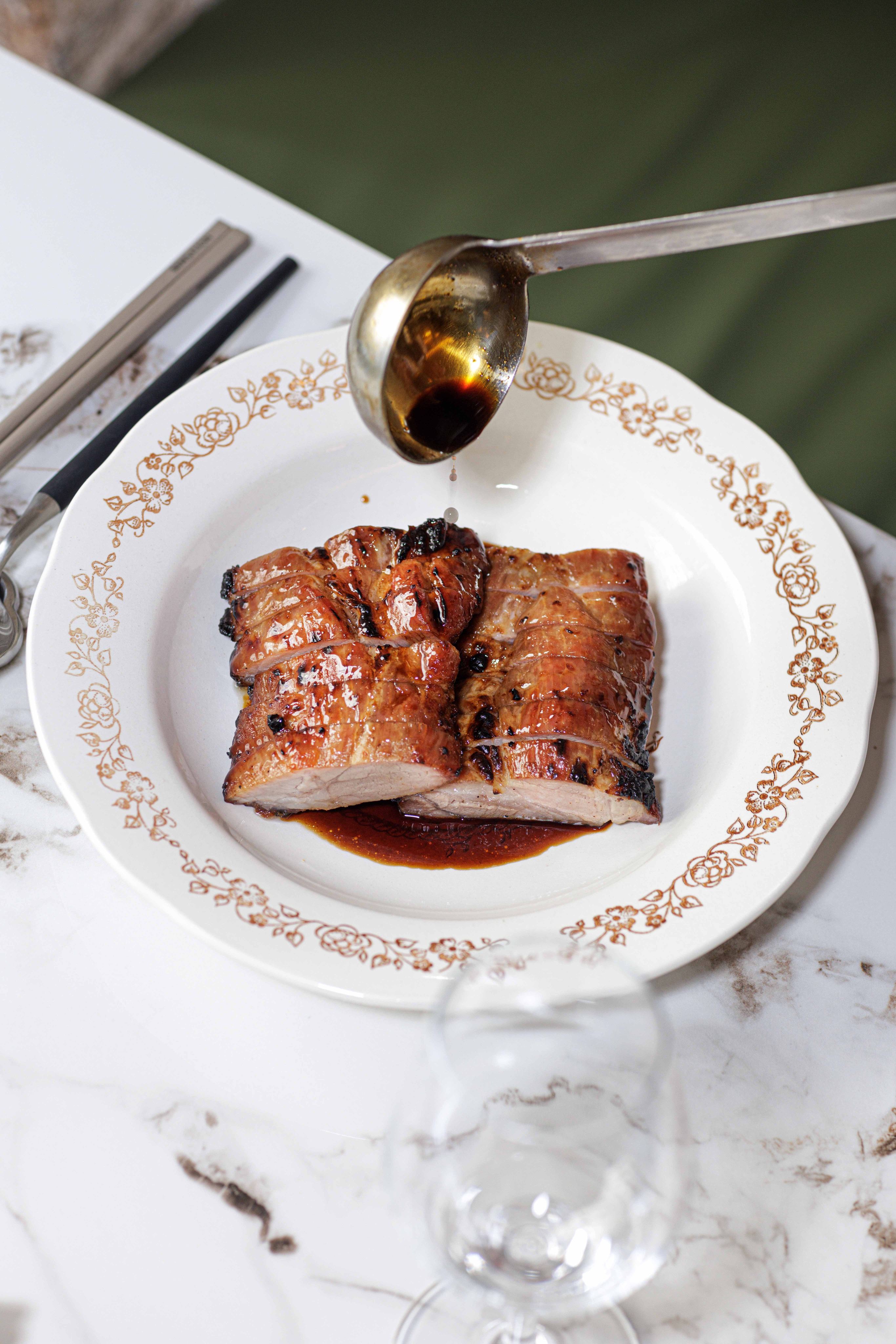Sensation’s char siu marinated in a cognac sauce. Photo: Sensation