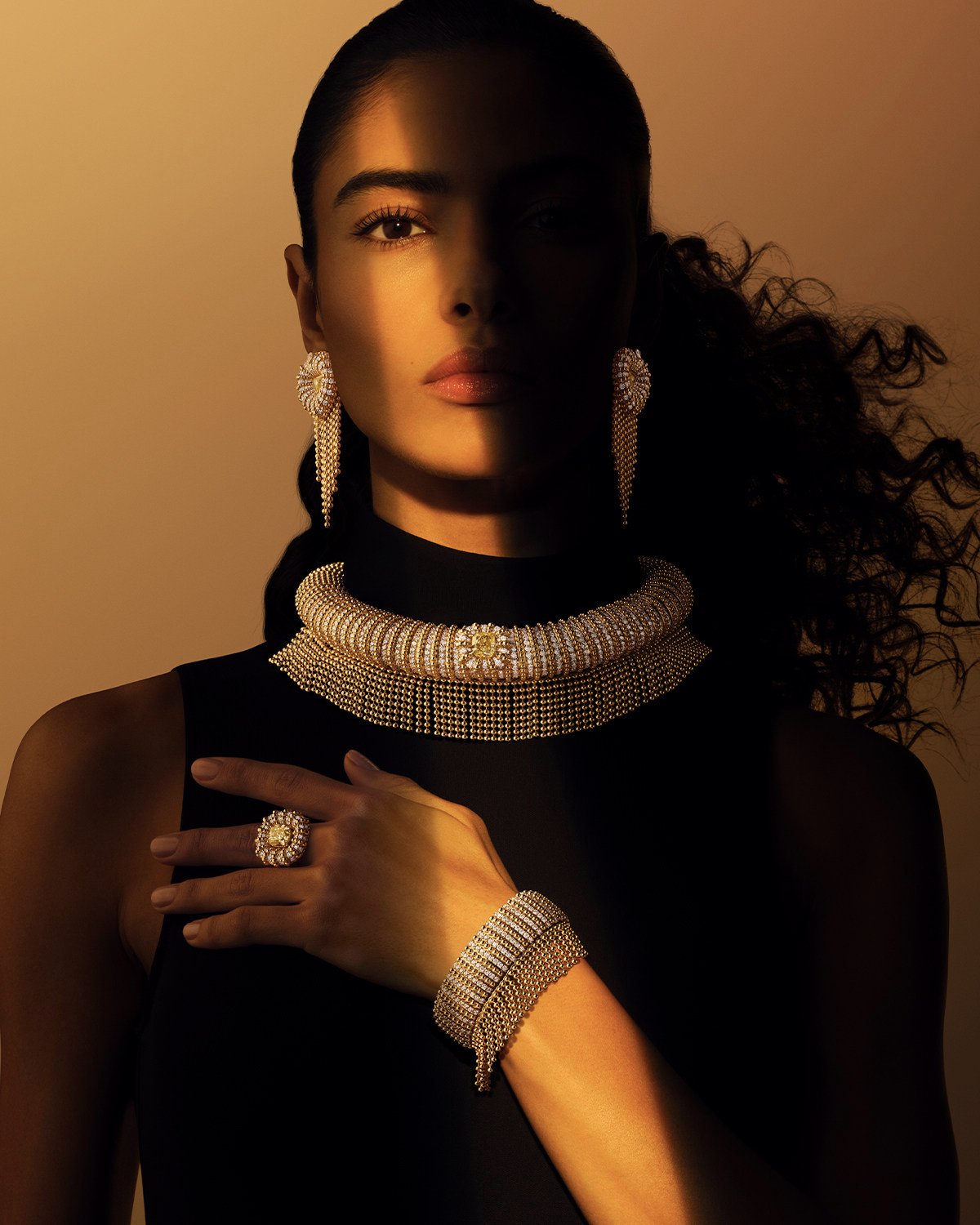 Jewellery from the De Beers Forces of Nature collection’s Protection set. Photo: Handout