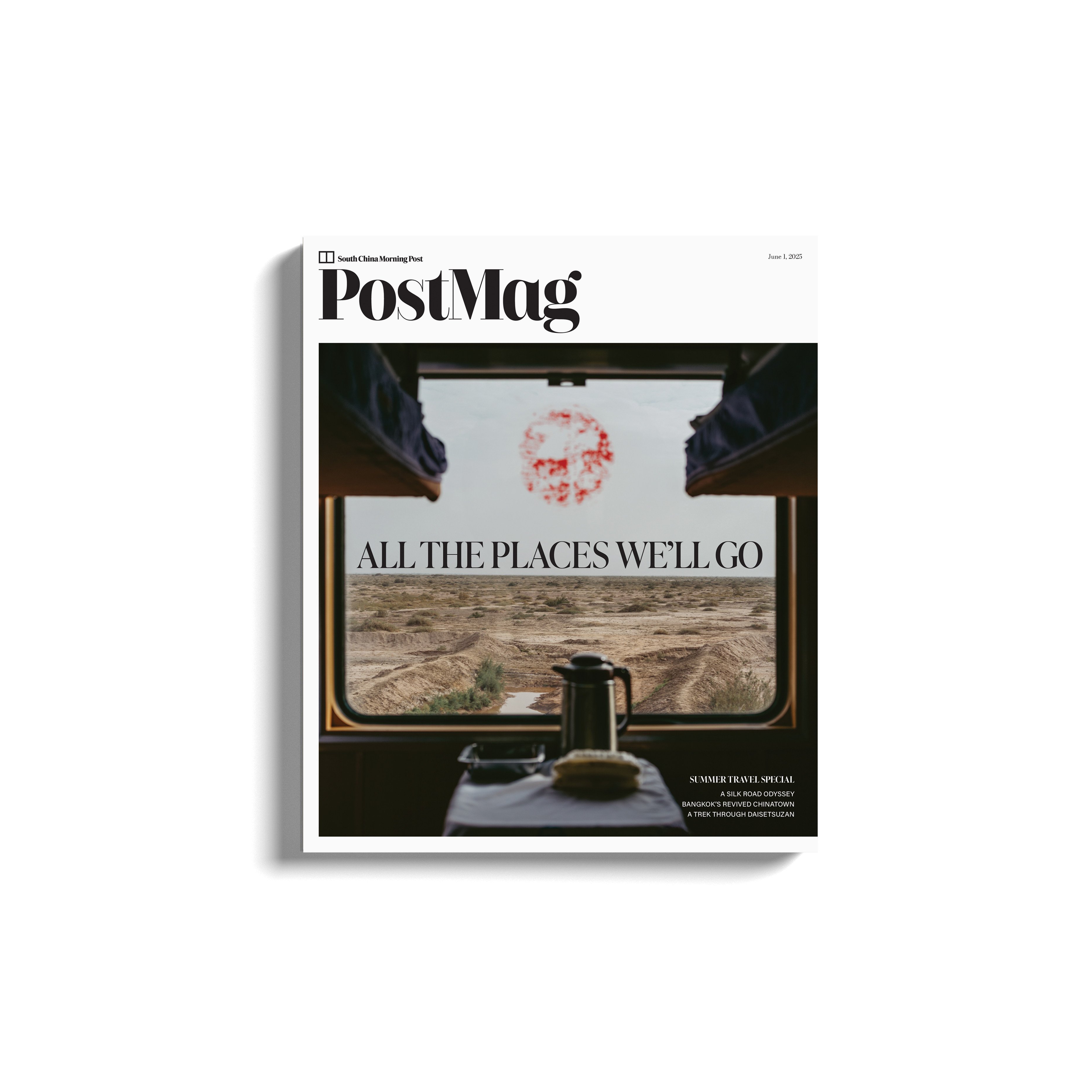 Our print cover this week features a photo taken during an 18-hour train journey through the Taklamakan Desert in Xinjiang, China, on the old Silk Road. Photo: Christopher Wilton-Steer