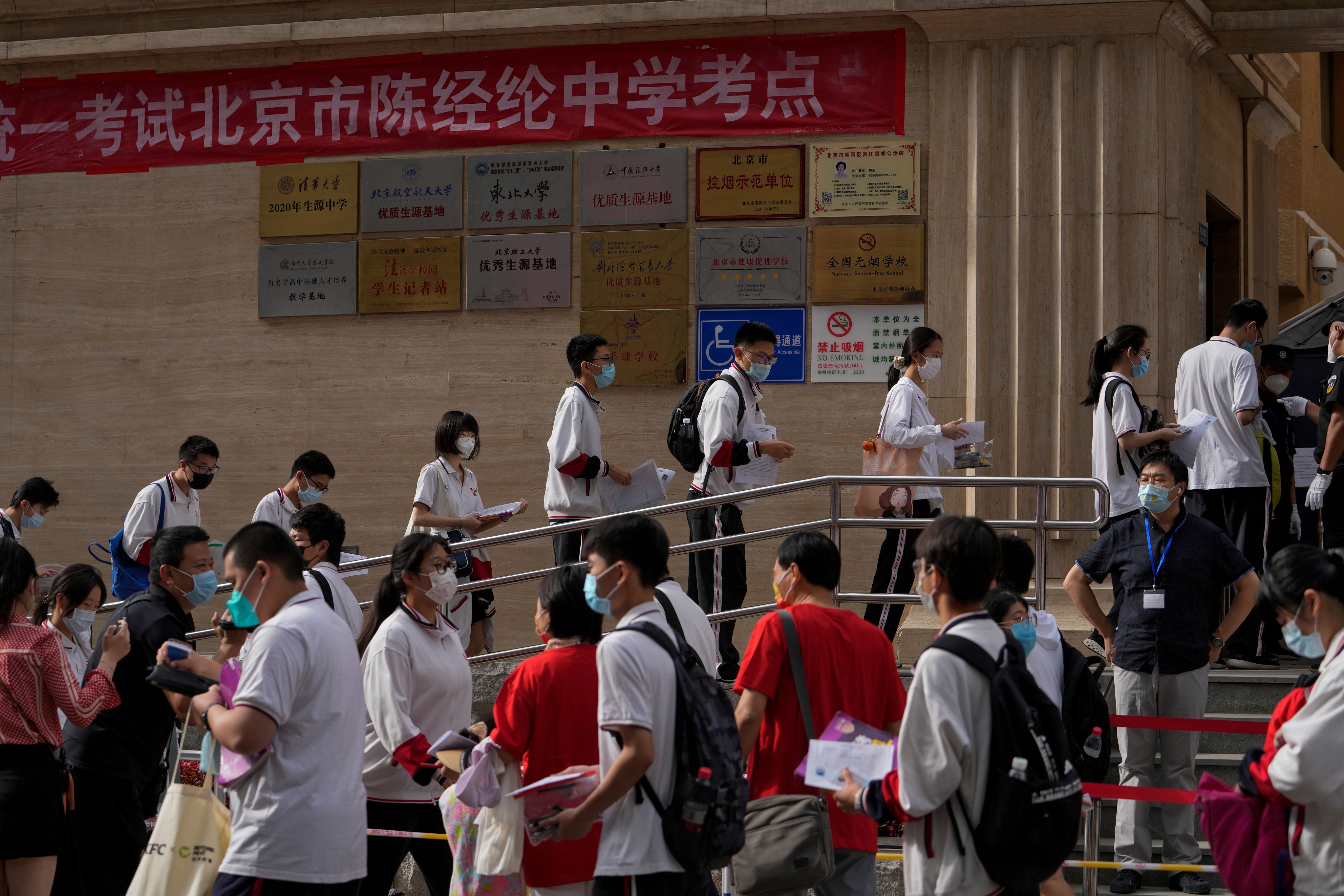 The gaokao is vital for the future of millions of Chinese teenagers. Photo: AP