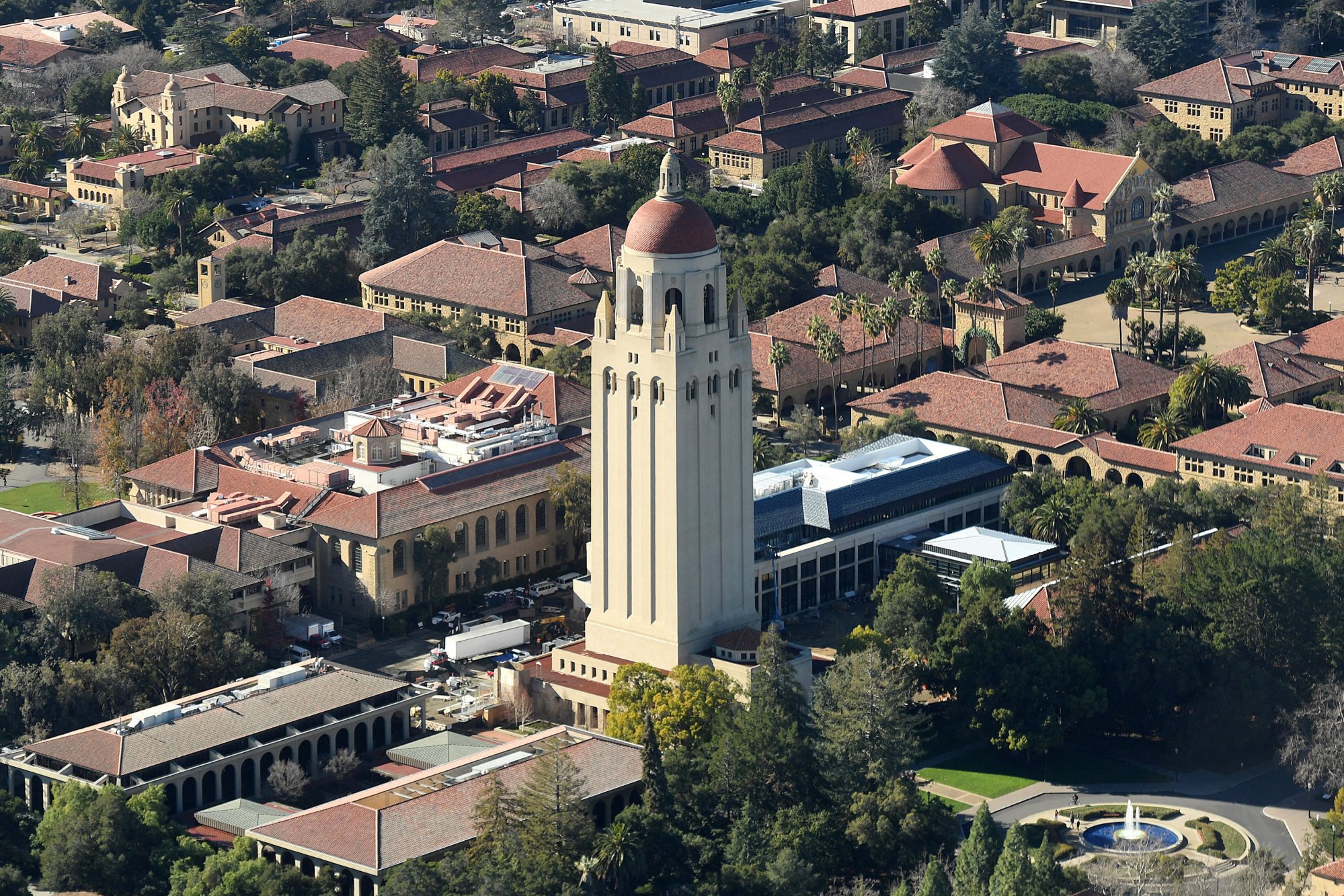 The Hoover Tower at Stanford University in Stanford, California. Photo: Reuters
