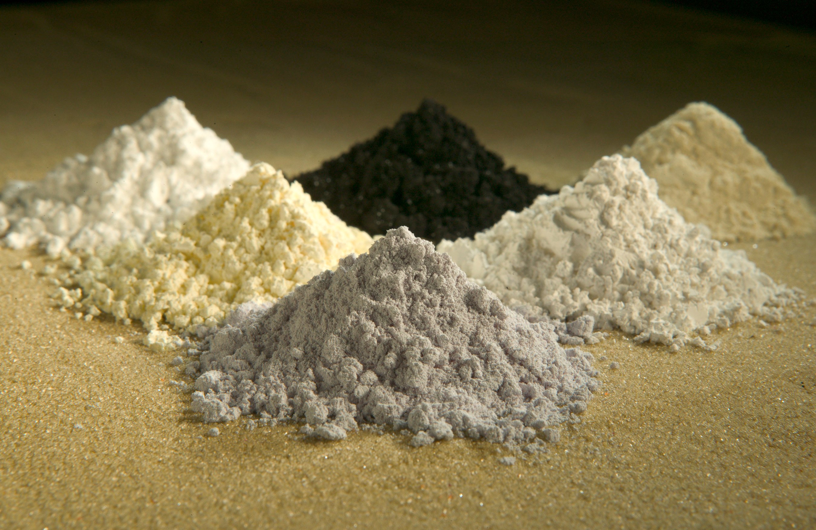 Rare-earth oxides. Photo: AP/USDA