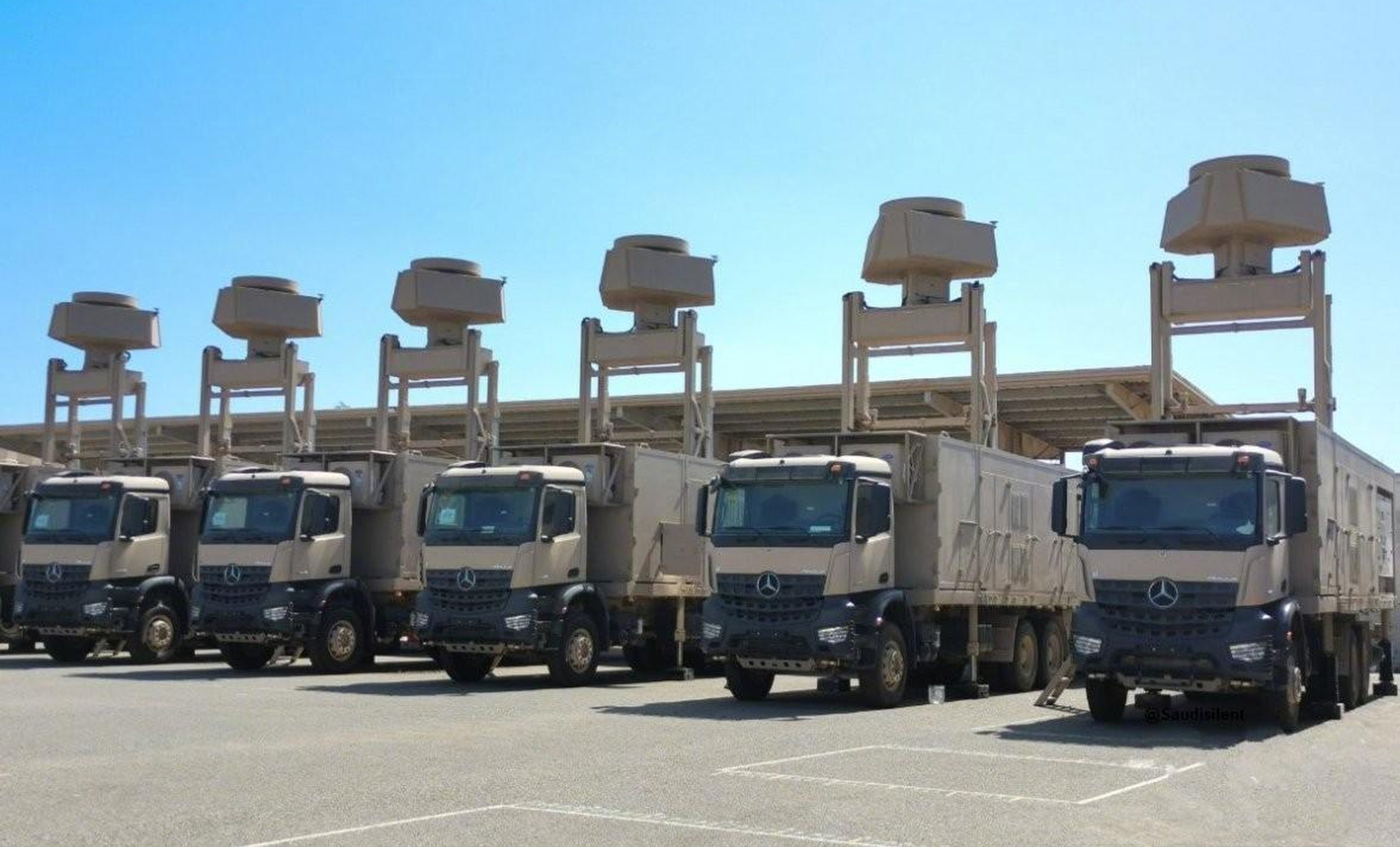 China Aerospace Science and Industry Corporation’s LW-30, also known as Silent Hunter, is a truck-mounted laser defence weapon system that can form a multi-vehicle network via datalink. Photo: Handout