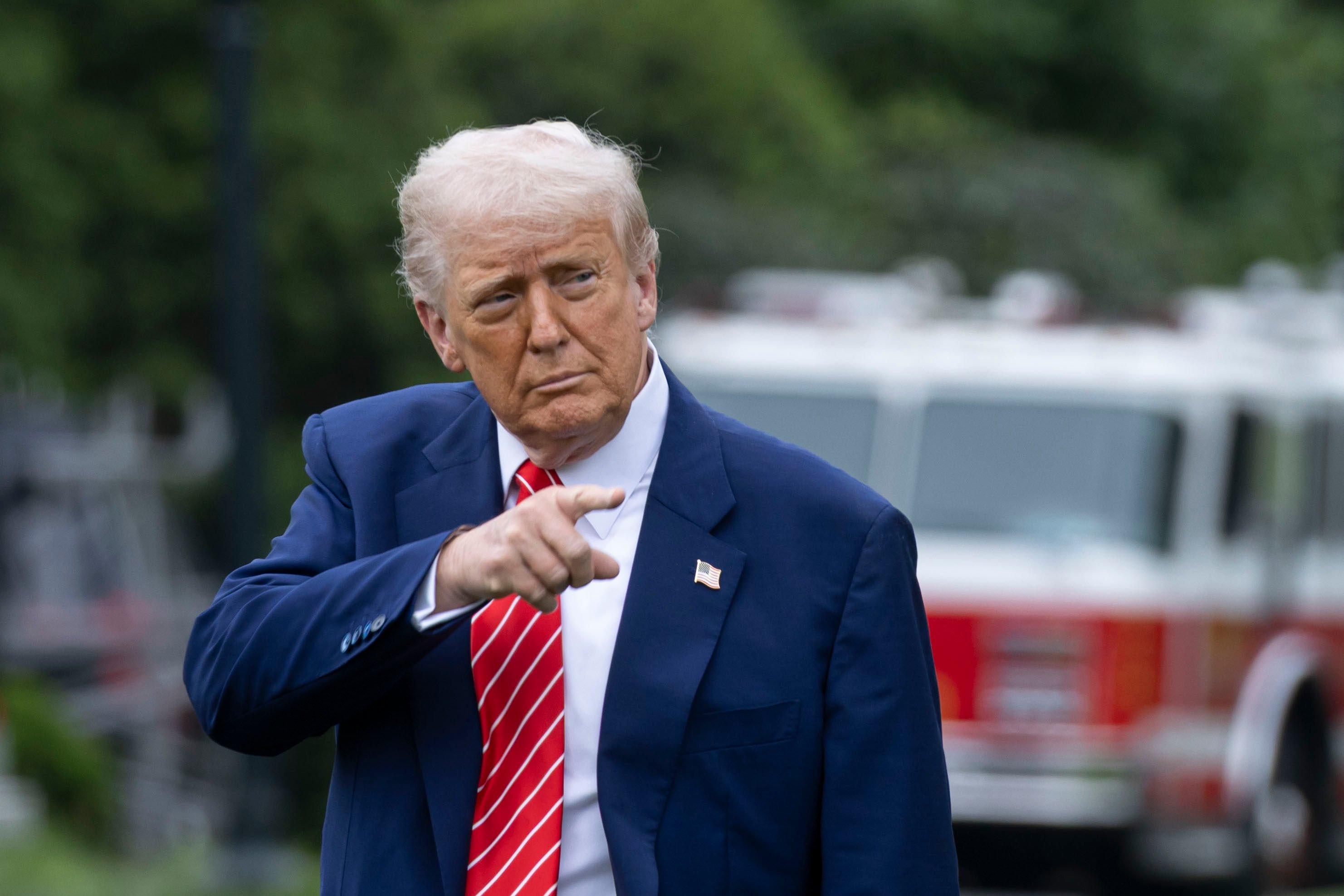 US President Donald Trump said in social media post on Friday that China had “totally violated” its trade agreement with the United States. Photo: dpa