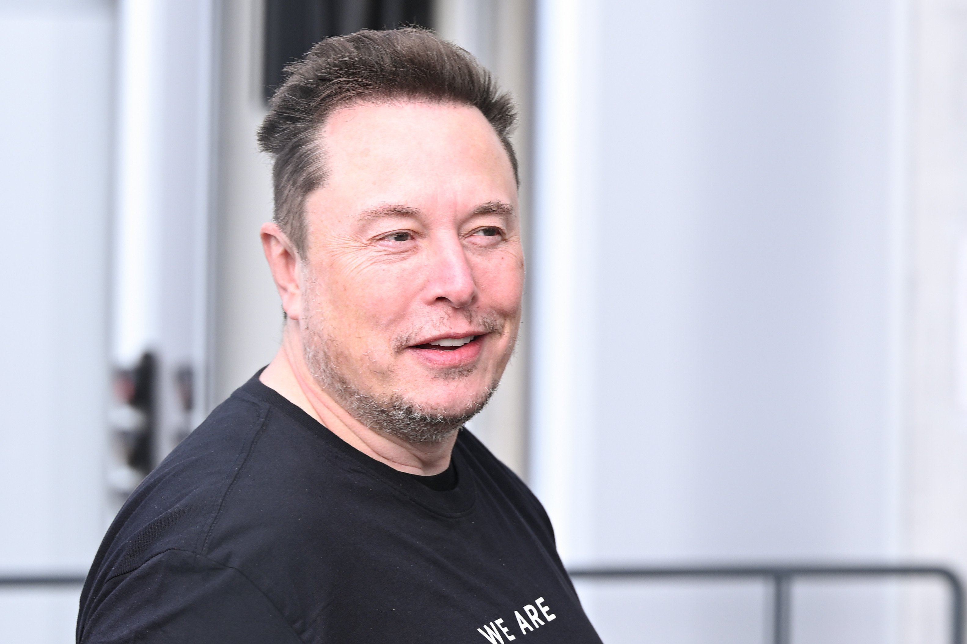 Elon Musk leaves Tesla’s Gigafactory Berlin-Brandenburg on March 13, 2024. The billionaire entrepreneur is at the centre of renewed public scrutiny following claims he fathered a child with a Japanese pop star. Photo: DPA
