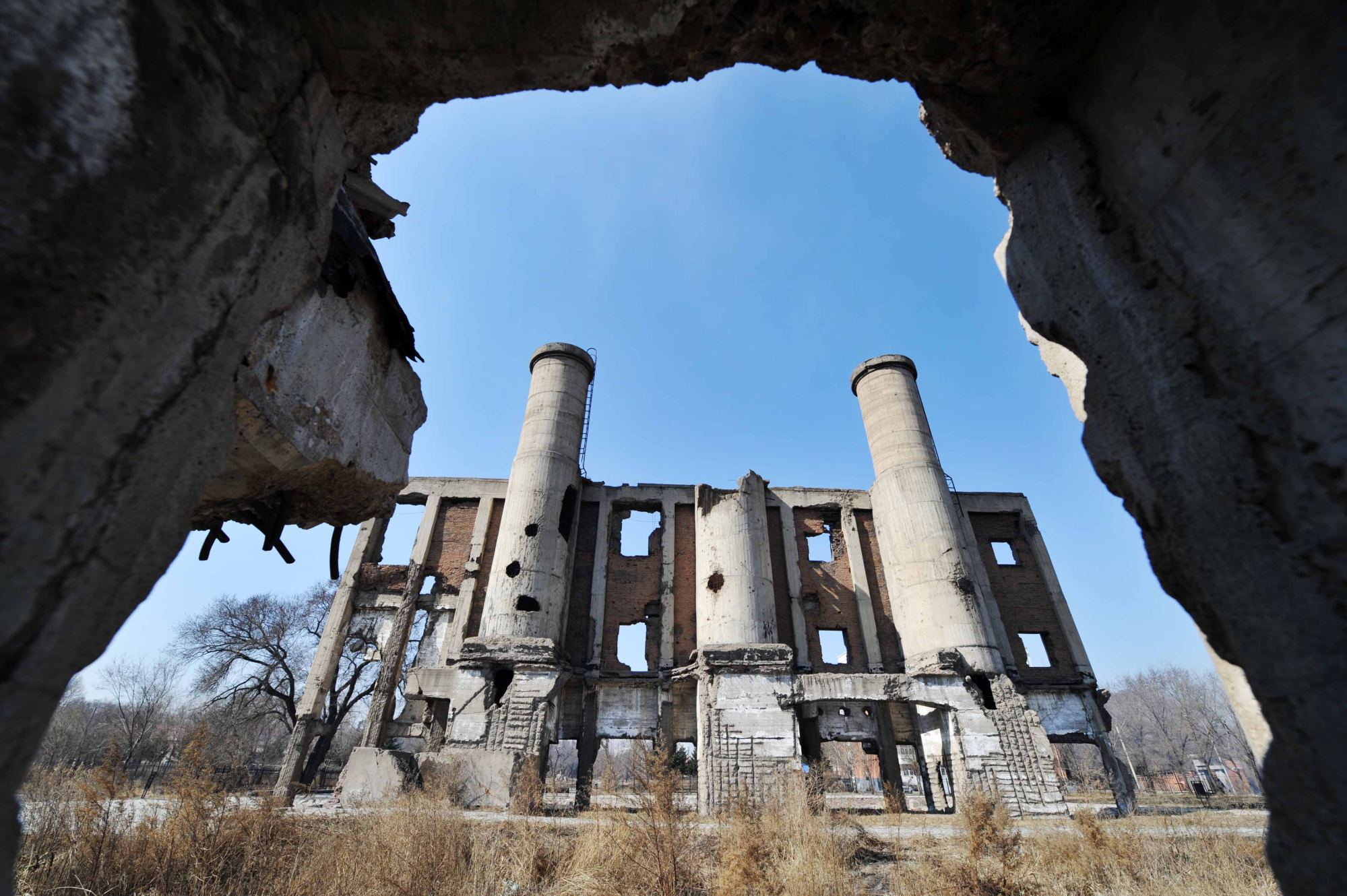 One of Japan’s germ warfare facilities used by its Unit 731 during WWII in Harbin, China. Photo: Xinhua One of Japan’s germ warfare facilities used by its Unit 731 during WWII in Harbin, China. Photo: Xinhua
