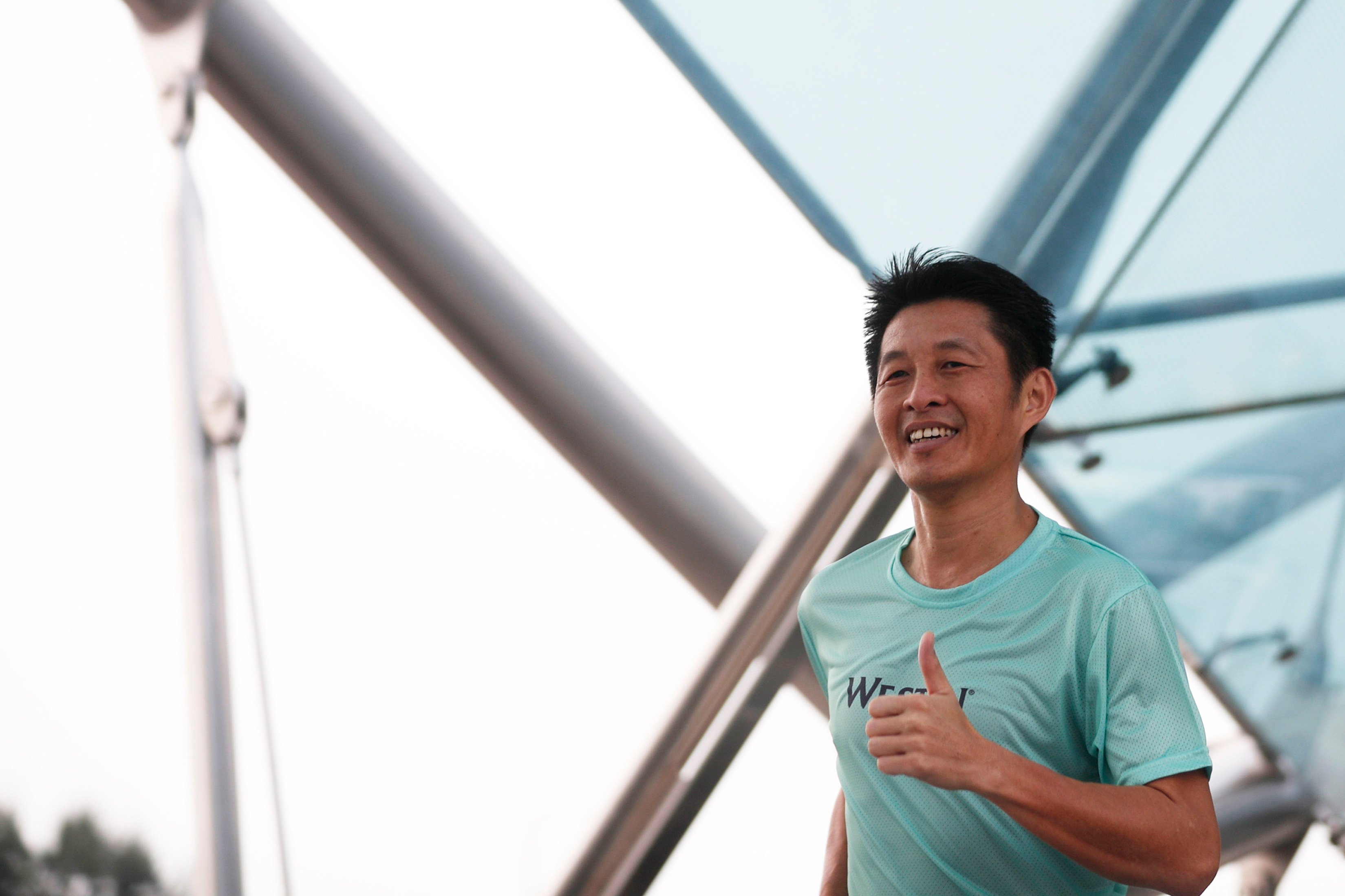 Eddie Chang, run concierge at The Westin Singapore. Photo: The Westin Singapore