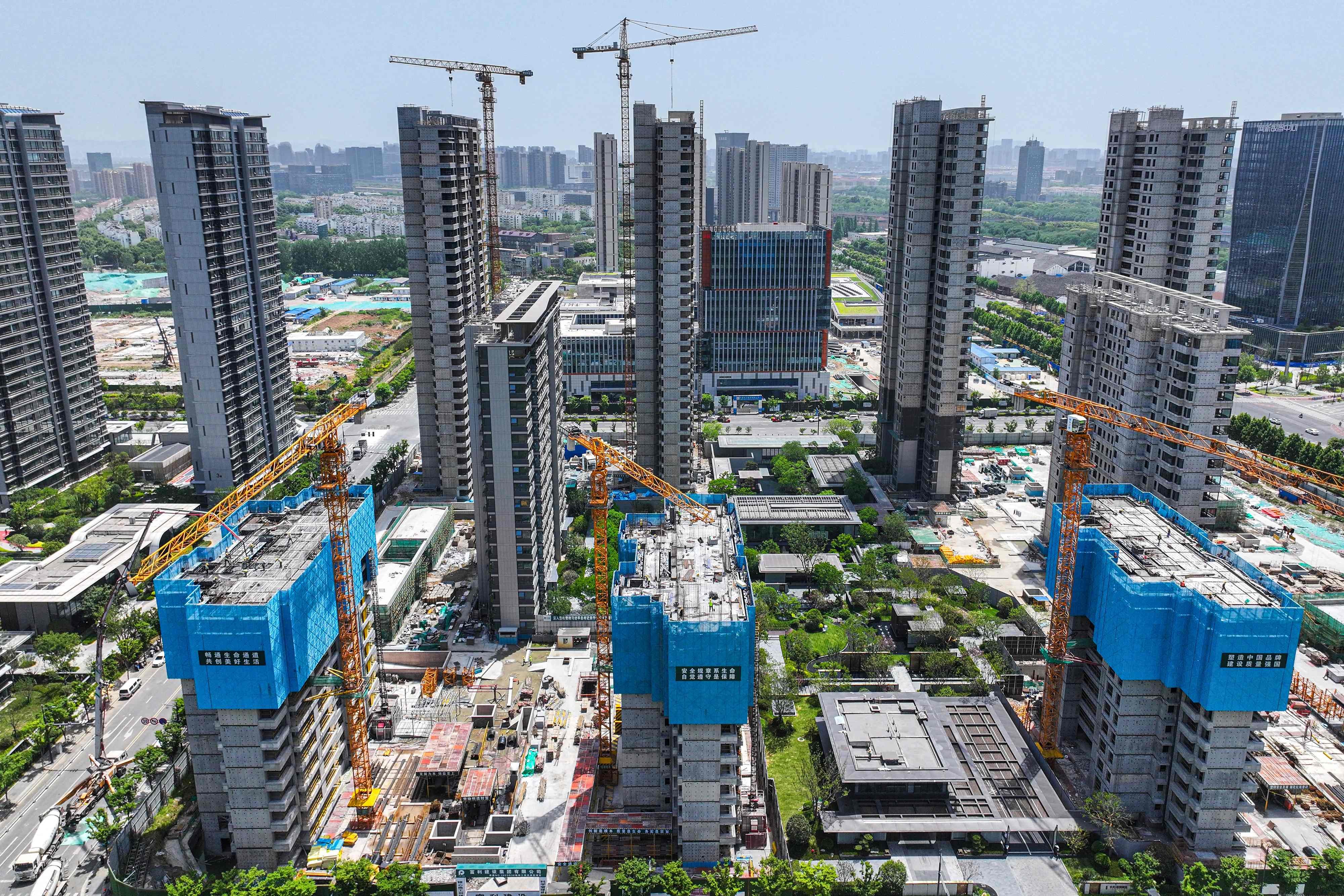Residential buildings in Nanjing. Photo: AFP