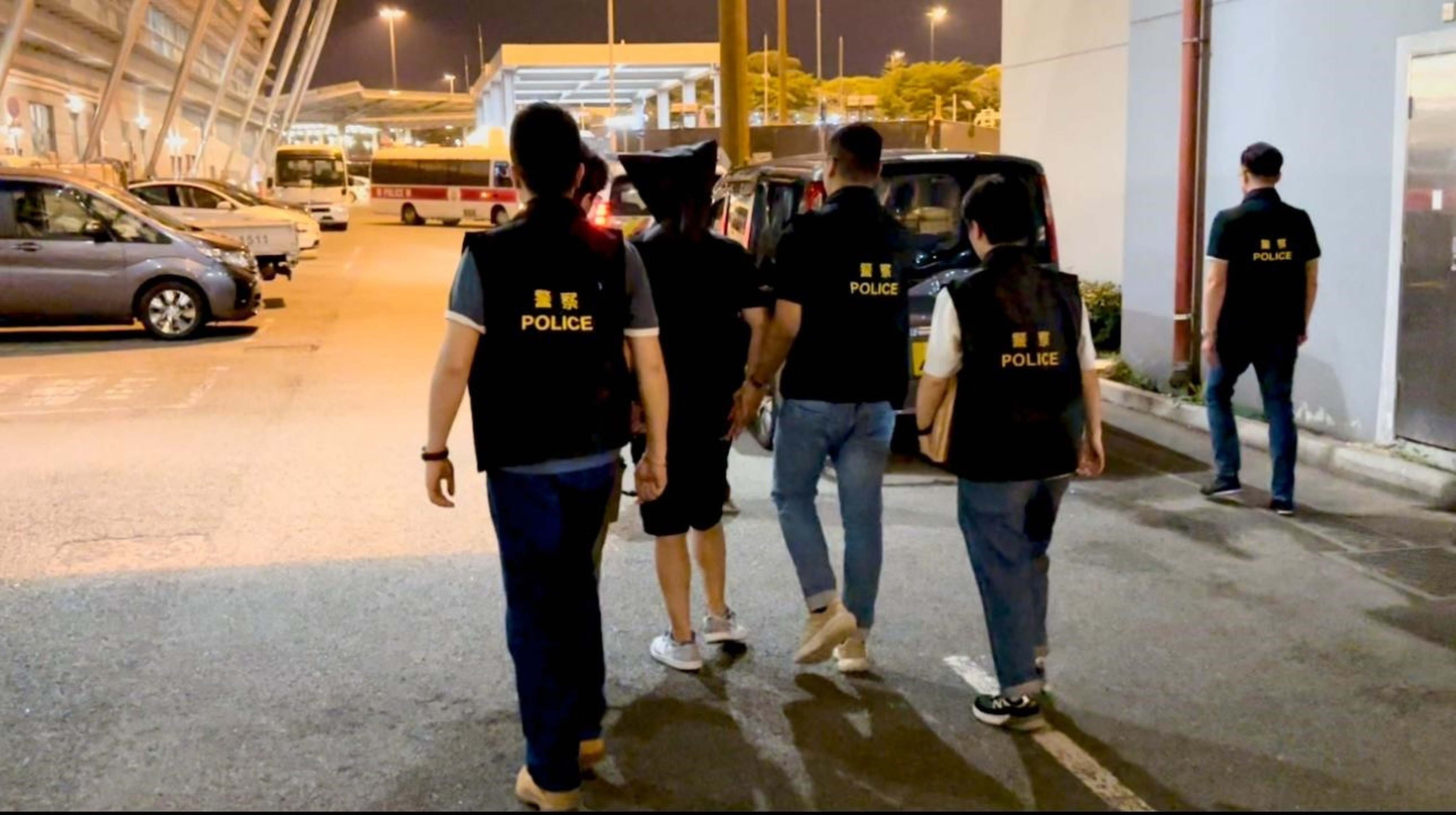 Hong Kong police have taken custody of the suspect. Photo: HKPF