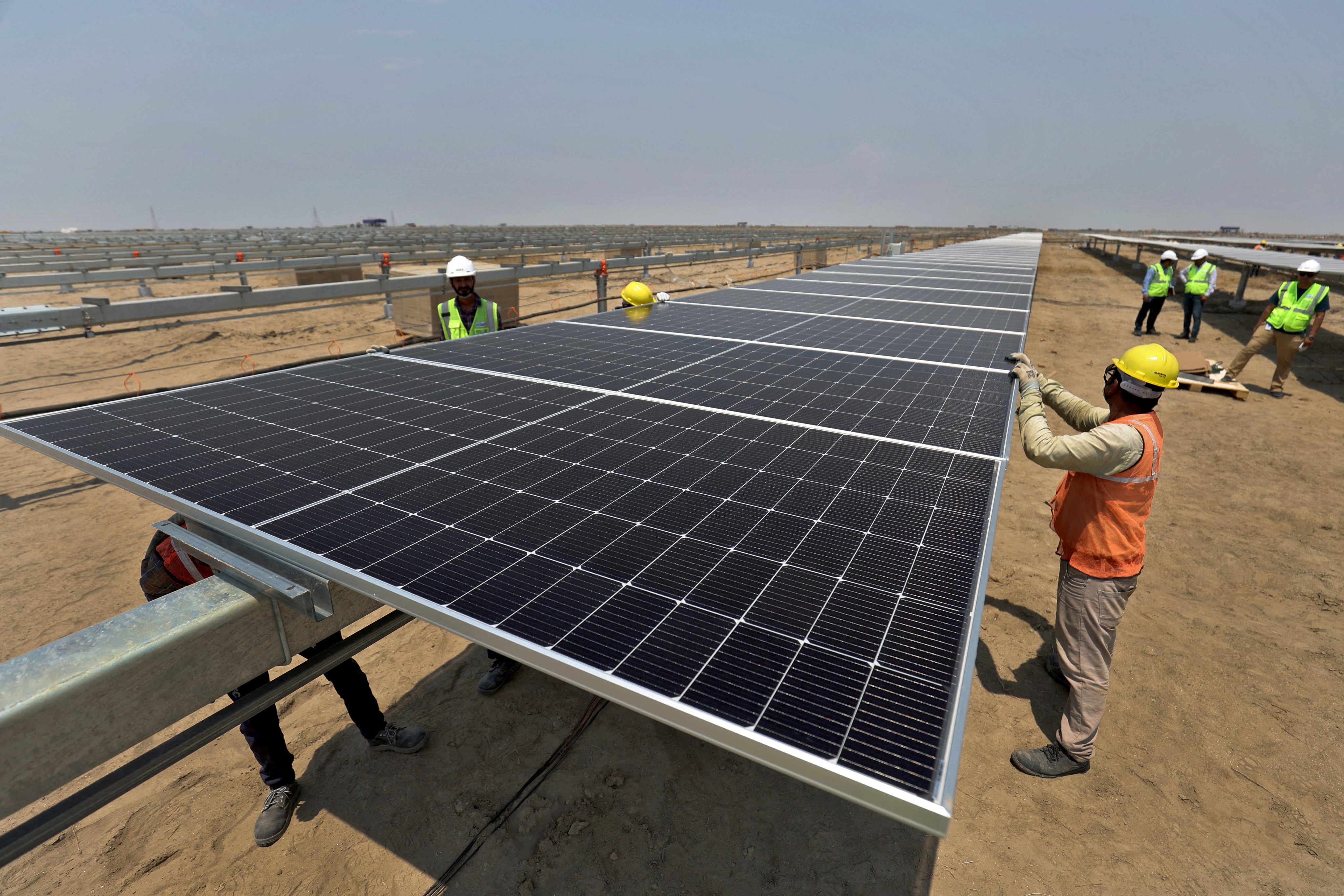 The costs of solar and its storage in India have fallen and will remain stable for the next 25 years, according to a new study. Photo: Reuters