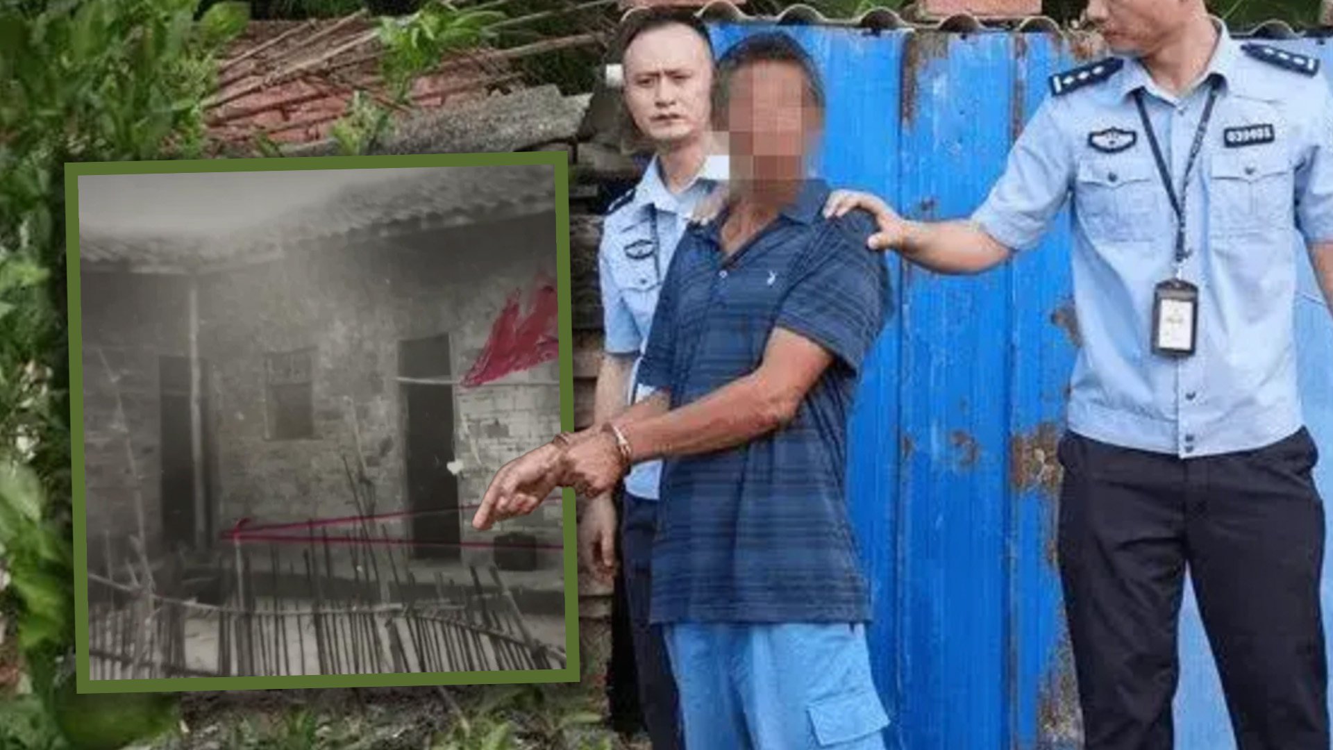A Chinese man who killed his mother and girlfriend was caught after 32 years on the run while living with his brother’s wife and starting a family. Photo: SCMP composite/CCTV/news.chengdu.cn
