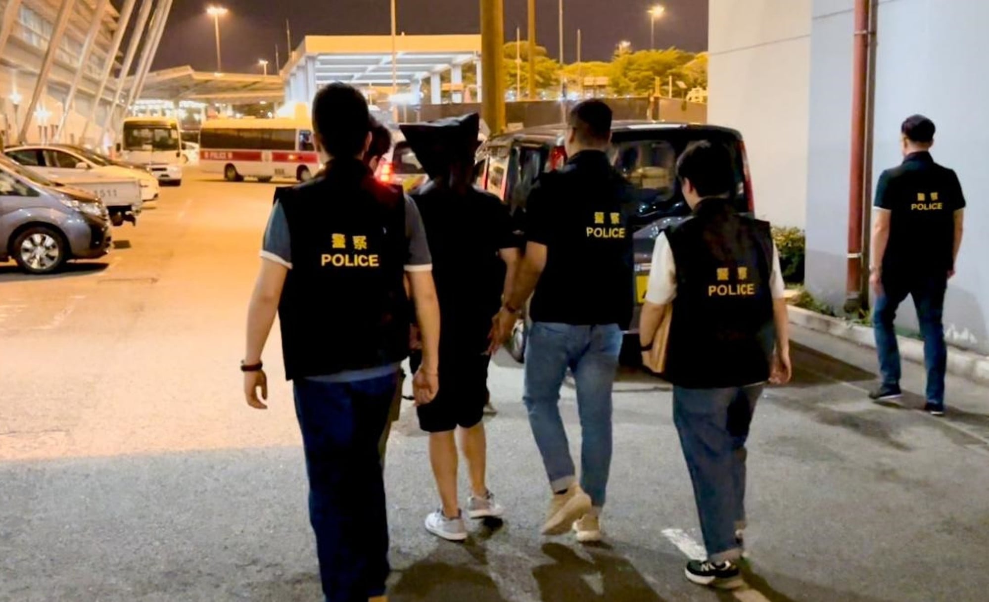 Hong Kong police have taken custody of the suspect. Photo: Hong Kong Police Force