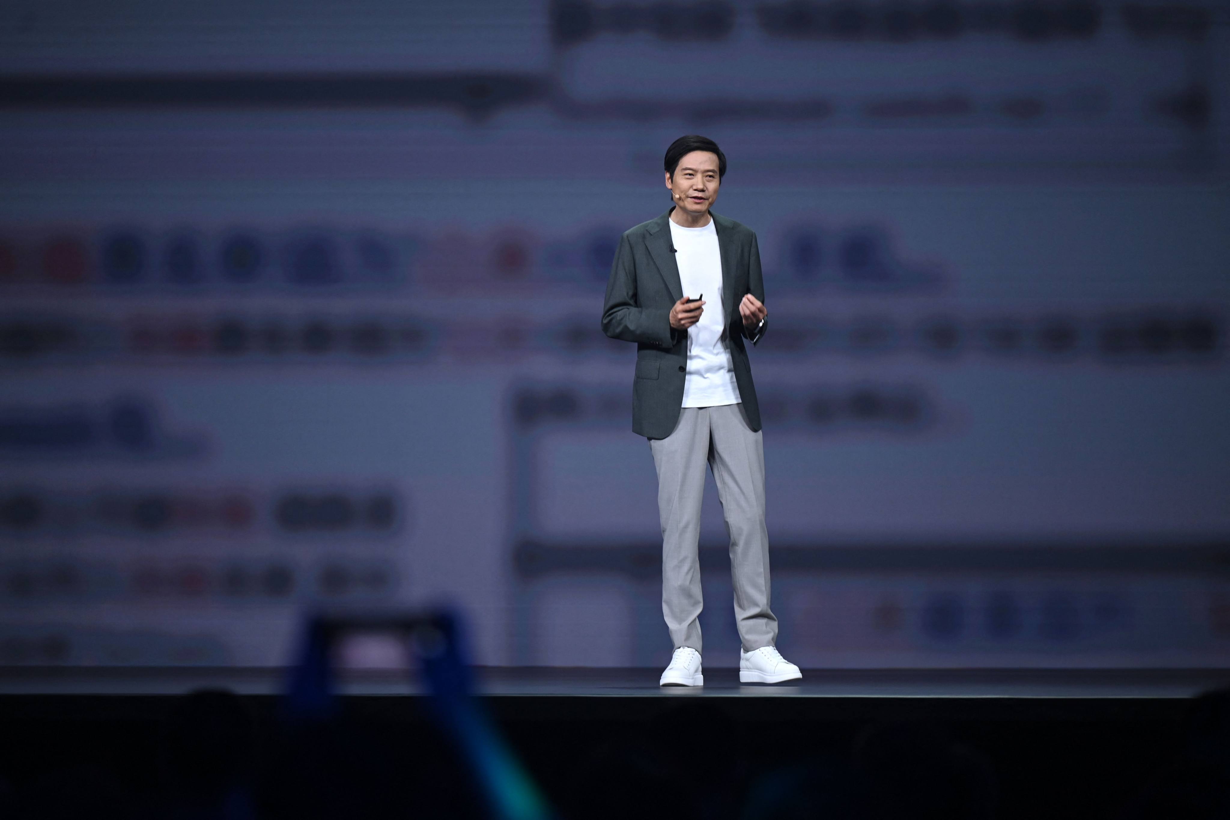 Xiaomi founder, chairman and CEO, Lei Jun. Photo: AFP