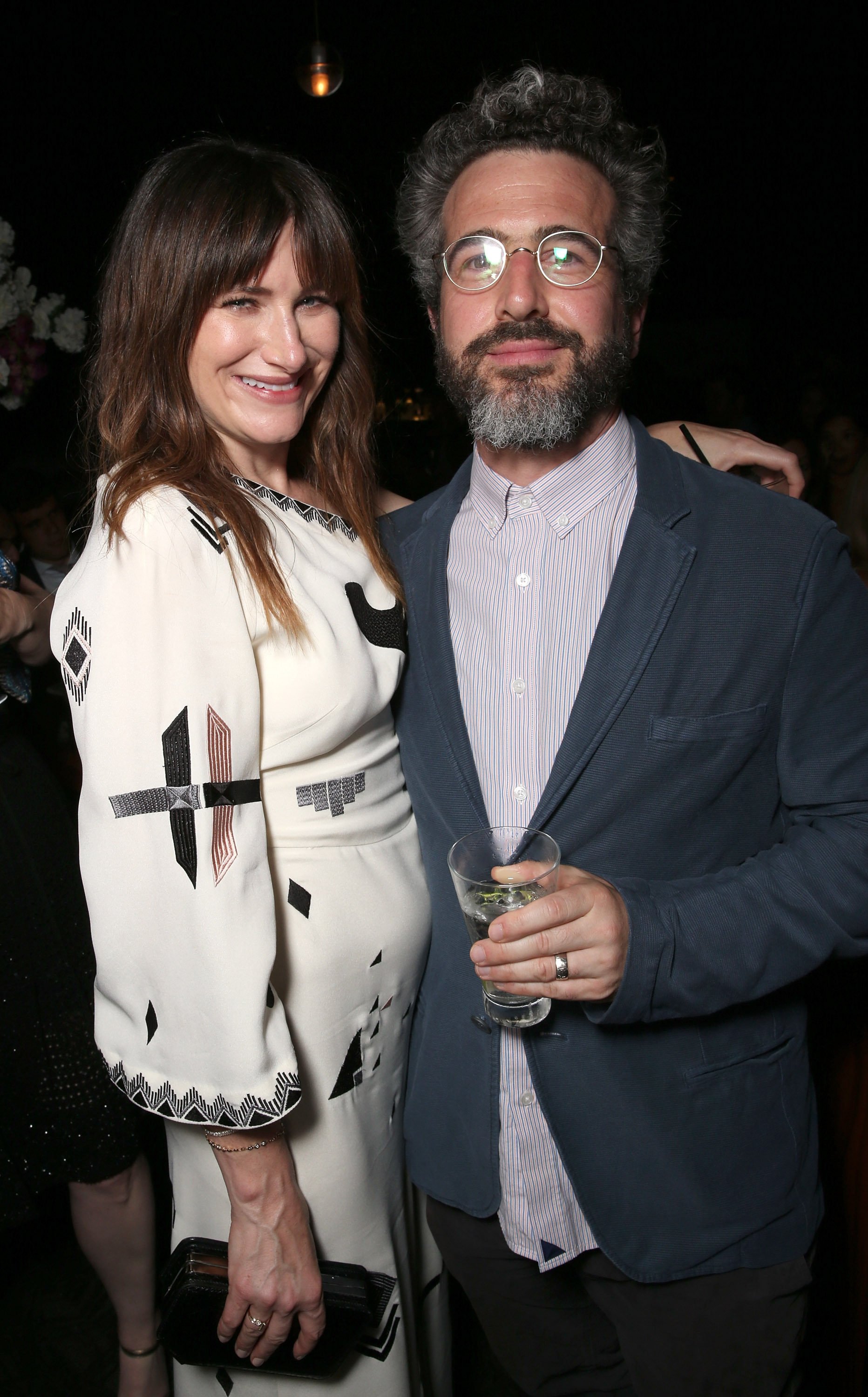 Kathryn Hahn and husband Ethan Sandler at the premiere of her film Bad Moms in July 2016, in Los Angeles, California. Photo: Getty Images