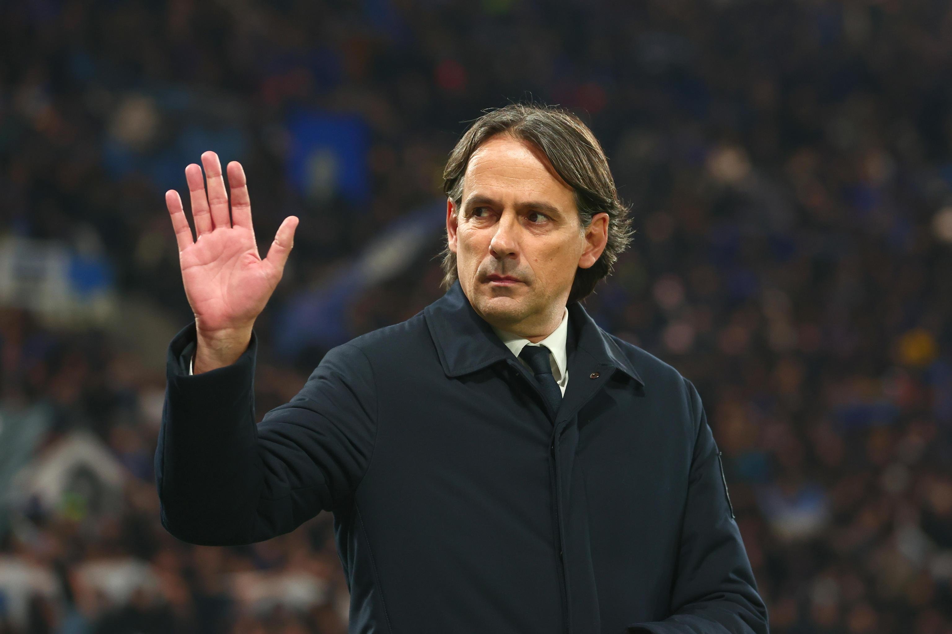 Simone Inzaghi has signed a two-year contract with the  Saudi club, in a deal Italian media said could be worth up to US$34.25 million a season. Photo: EPA-EFE