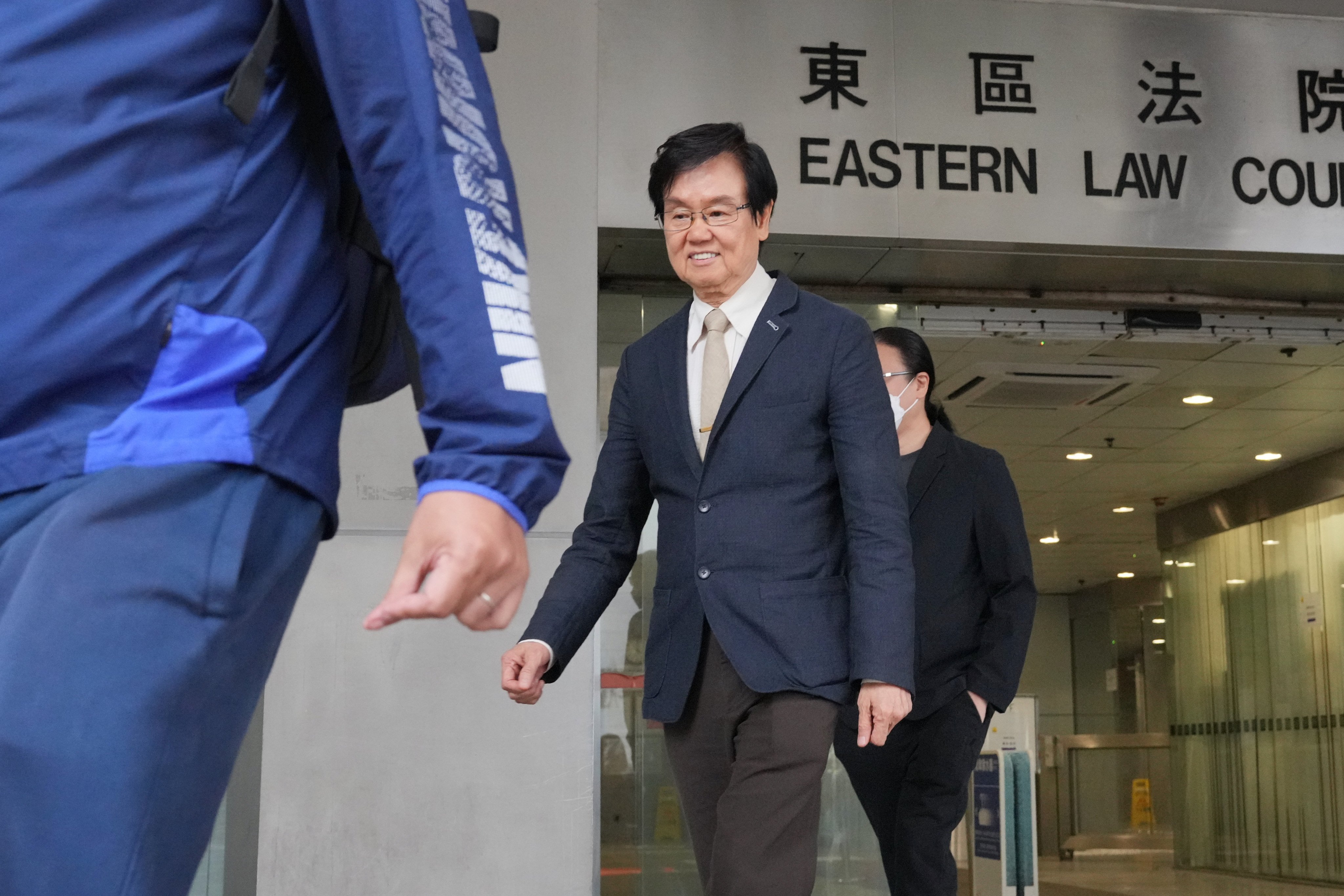 Veteran movie producer Raymond Wong Pak-ming leaves the Eastern Court,  Photo: May Tse
