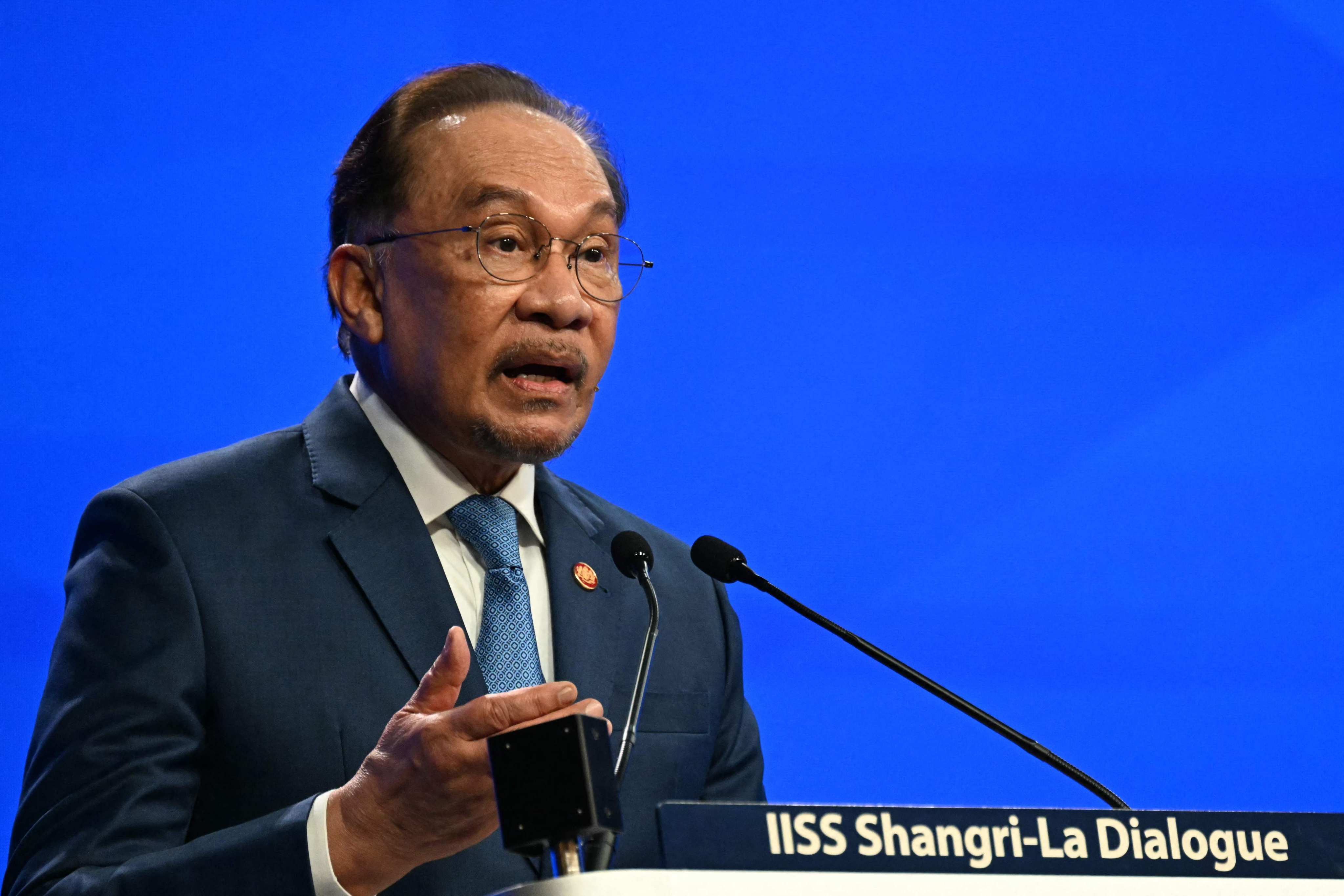 Malaysia’s Prime Minister Anwar Ibrahim is facing a sexual harassment suit filed by his former aide, Muhammed Yusoff Rawther. Photo: AFP