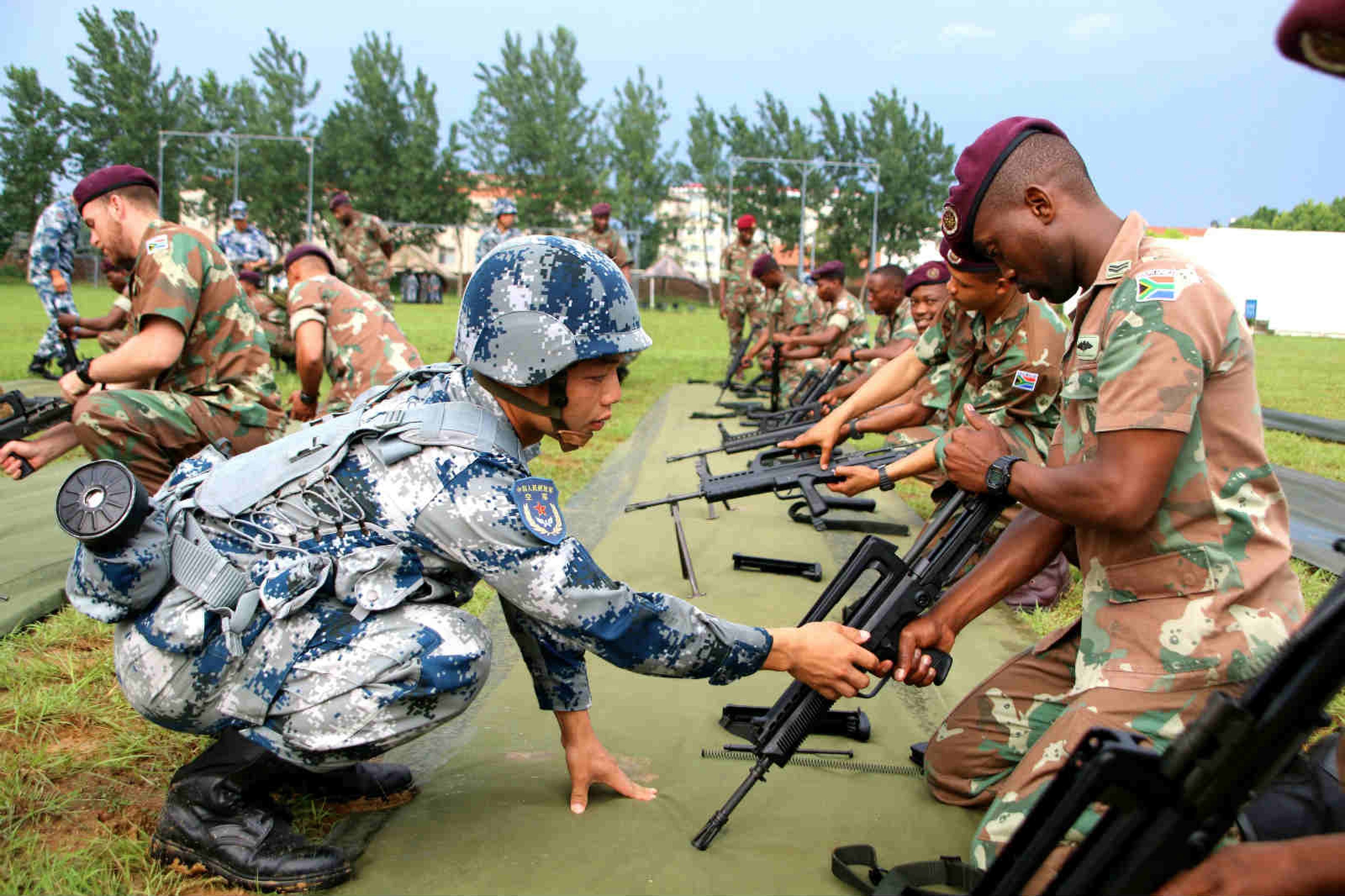 China has ramped up its training for African military officers. Photo: Xinhua