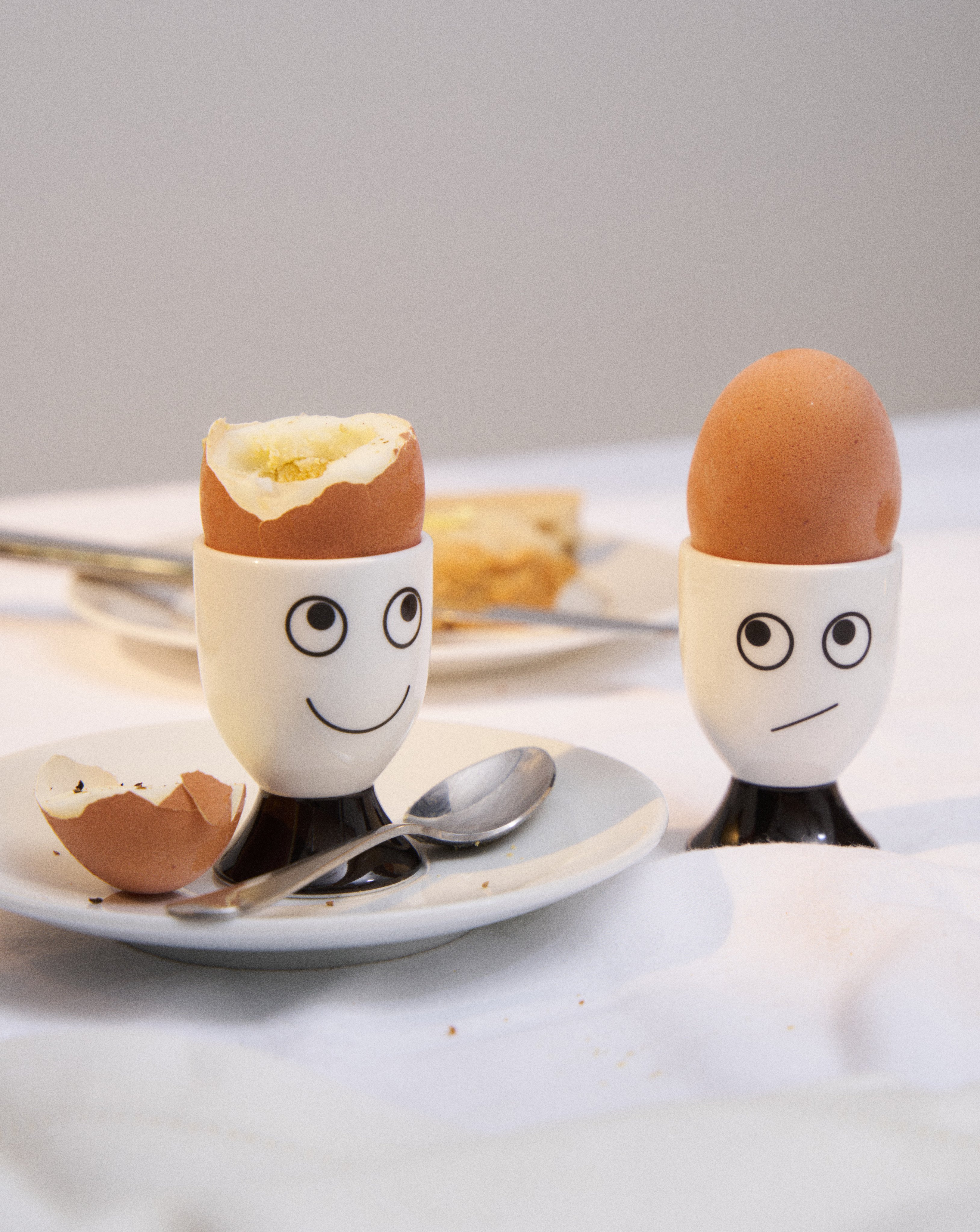 Egg cups by Anya Life are among items including espresso cups, tea pots, butter dishes, and salt and pepper shakers available at the Anya Life pop-up at its Hong Kong outlet at the IFC Mall in Central. Photo: Lane Crawford