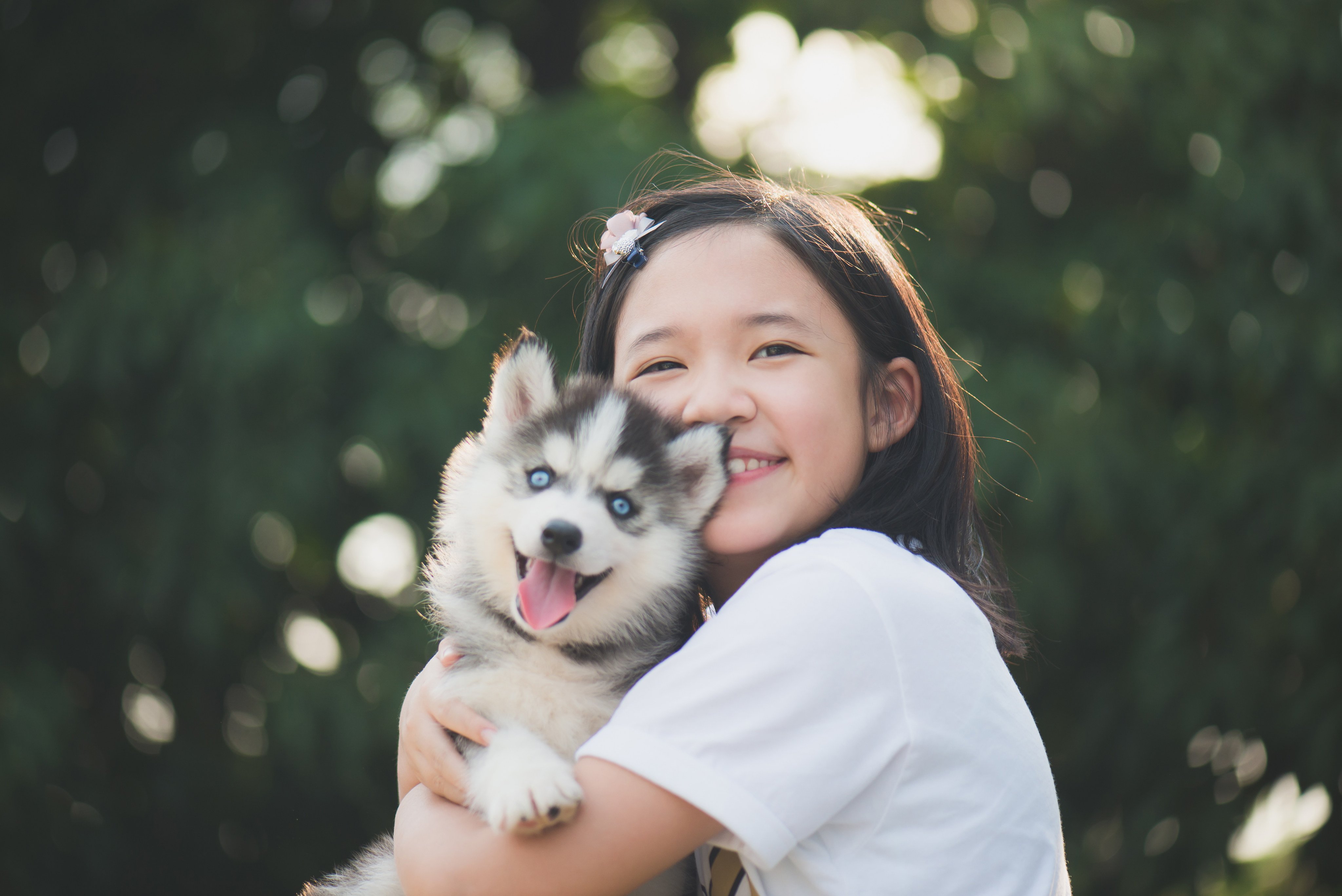 Having a dog early in life could help prevent the development of eczema in children who are genetically predisposed to it, a new study suggests. 
Photo: Shutterstock