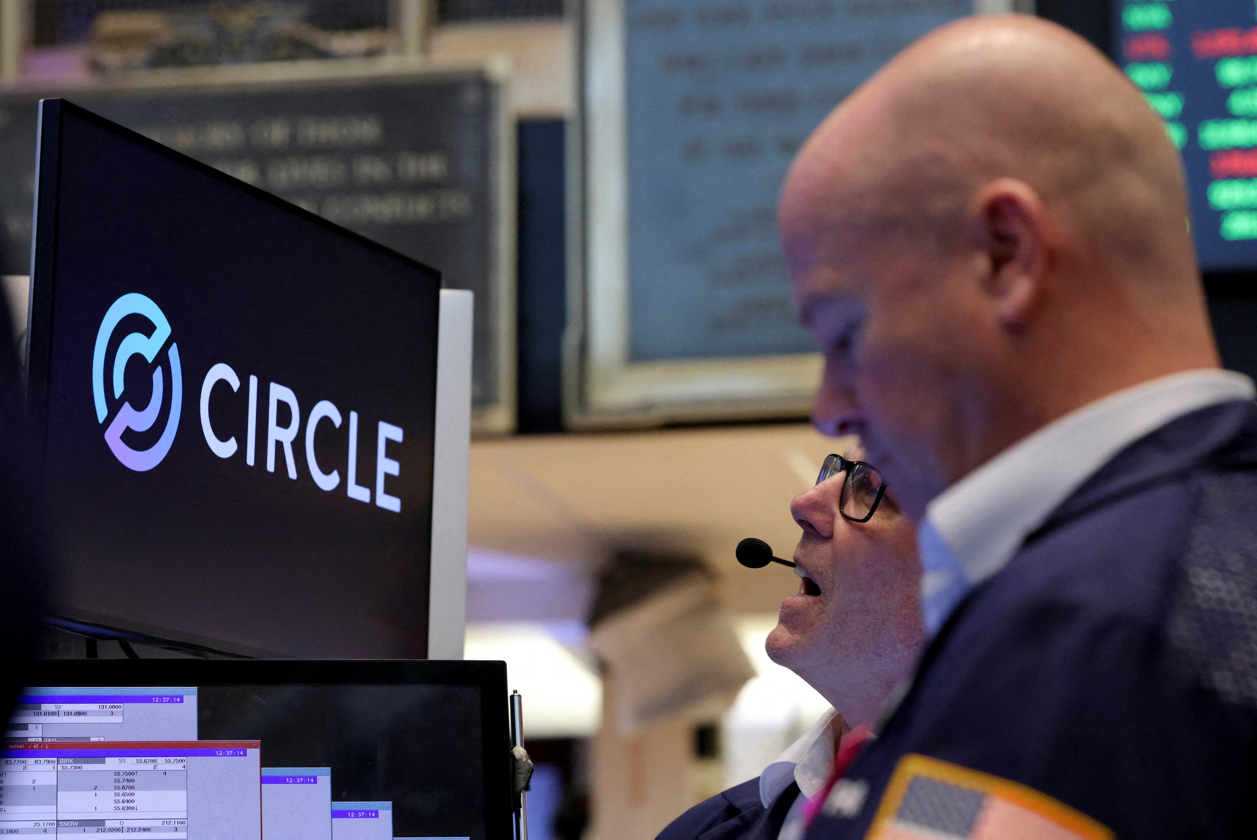 Circle Internet Group’s IPO debuted on the New York Stock Exchange on Thursday. Photo: Reuters