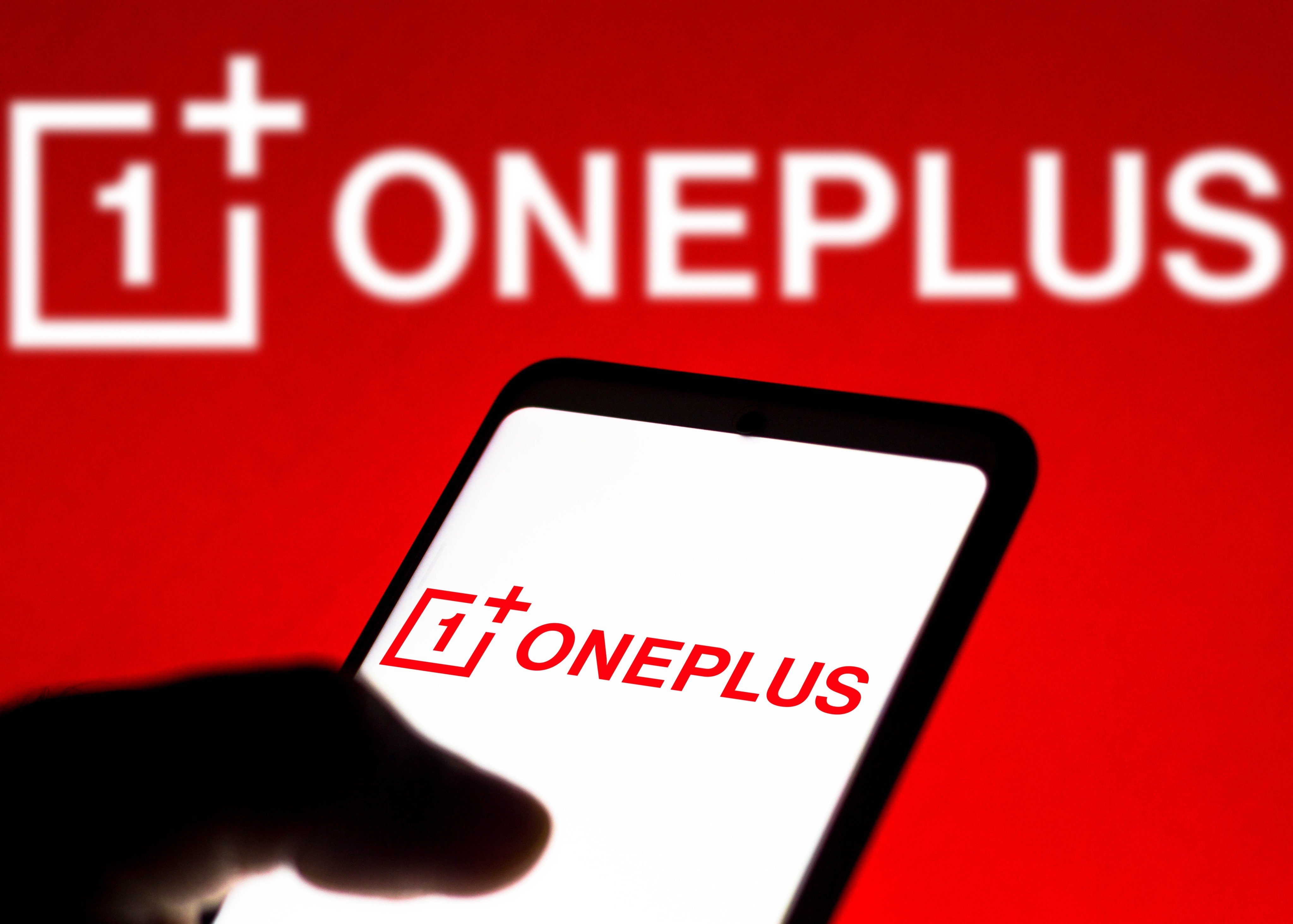 In this photo illustration the OnePlus logo is seen displayed on a smartphone. Photo: Shutterstock Images