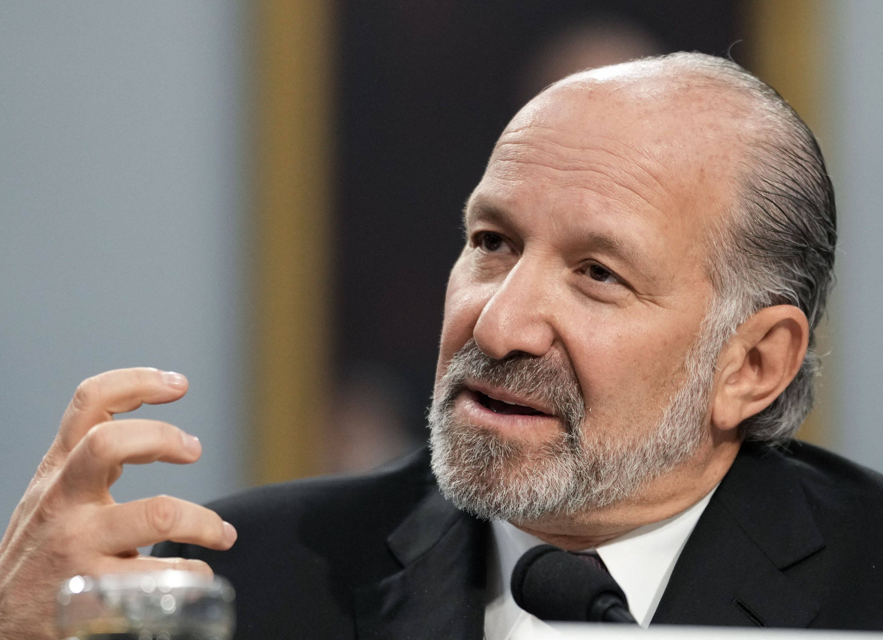 US Commerce Secretary Howard Lutnick testifies on Capitol Hill in Washington on Thursday. Photo: AFP