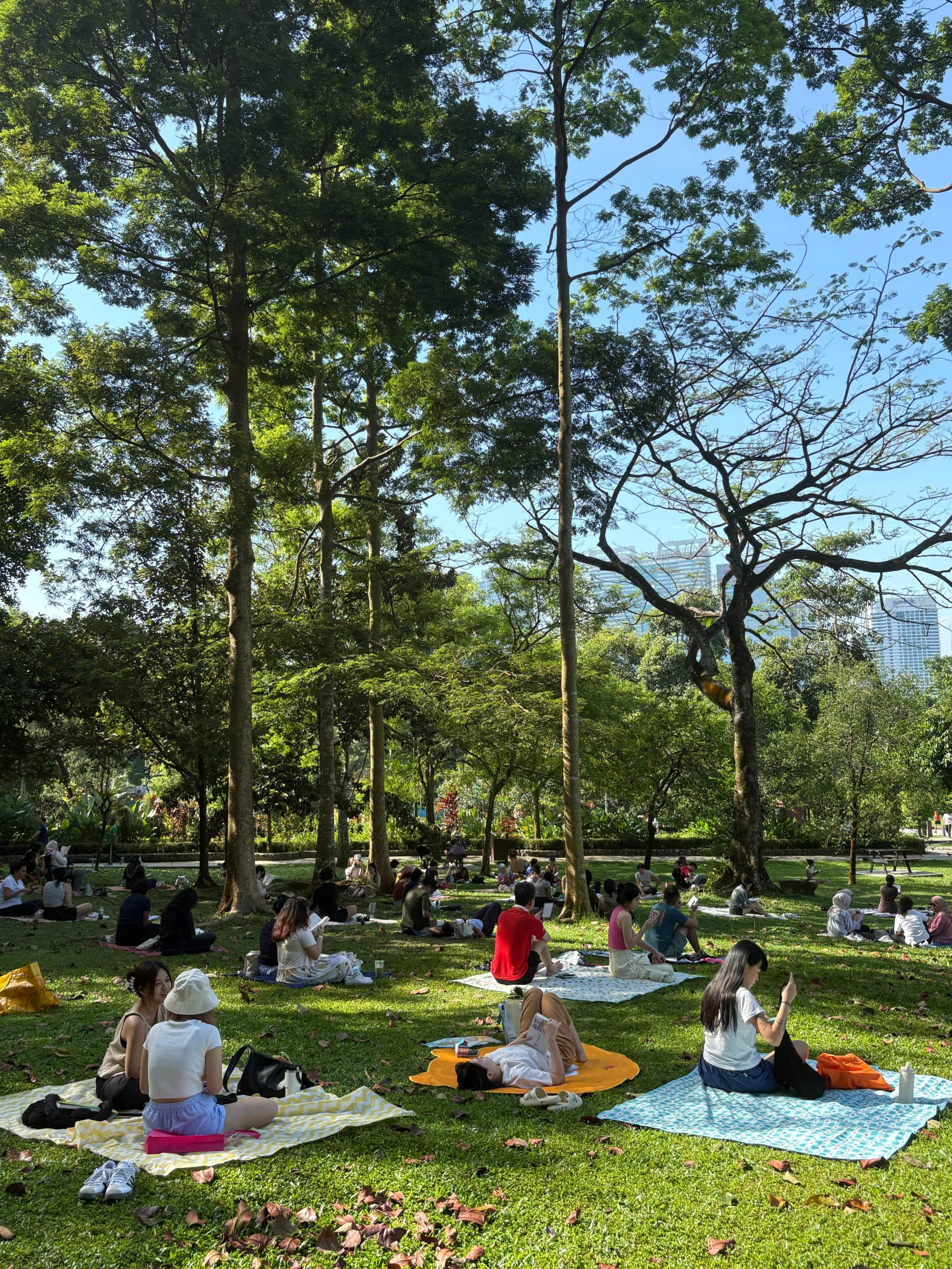 Book lovers at the Perdana Botanical Garden on May 31. Photo: Victoria Navina Book lovers at the Perdana Botanical Garden on May 31. Photo: Victoria Navina