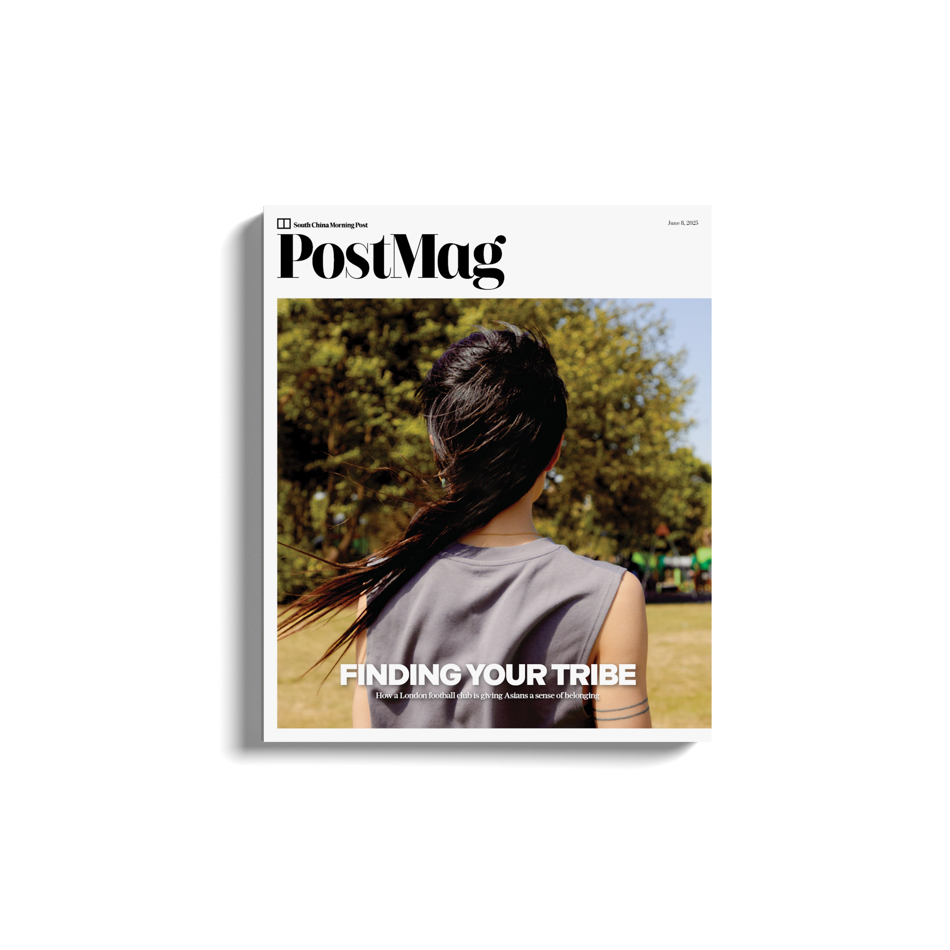 A Baes FC player in Weavers Fields, Bethnal Green in East London, features on the cover of this week’s print edition. Photo: Bella Galliano-Hale