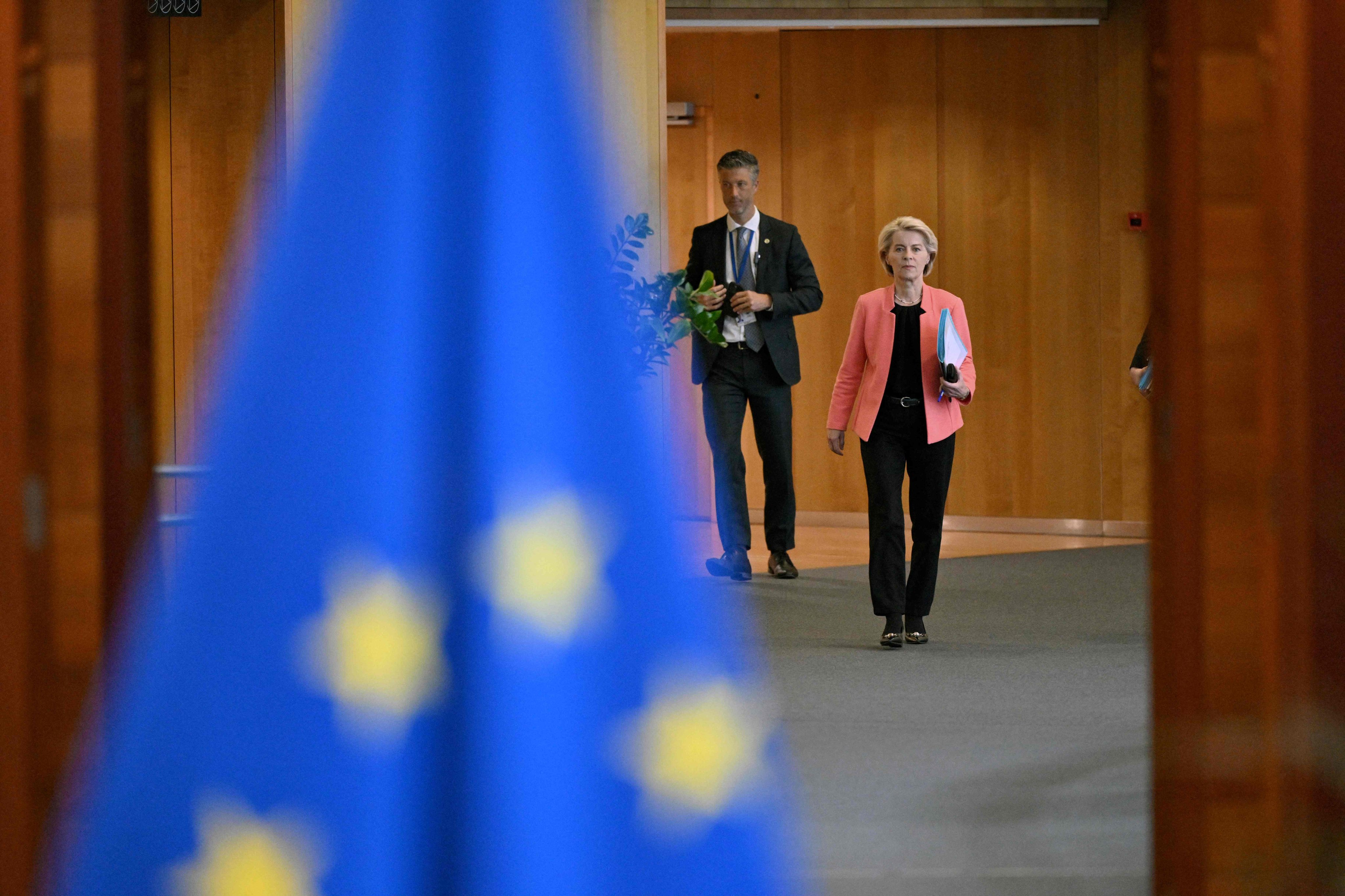 European Commission President Ursula von der Leyen has warned that “history does not forgive either dithering or delaying”. Photo: AFP