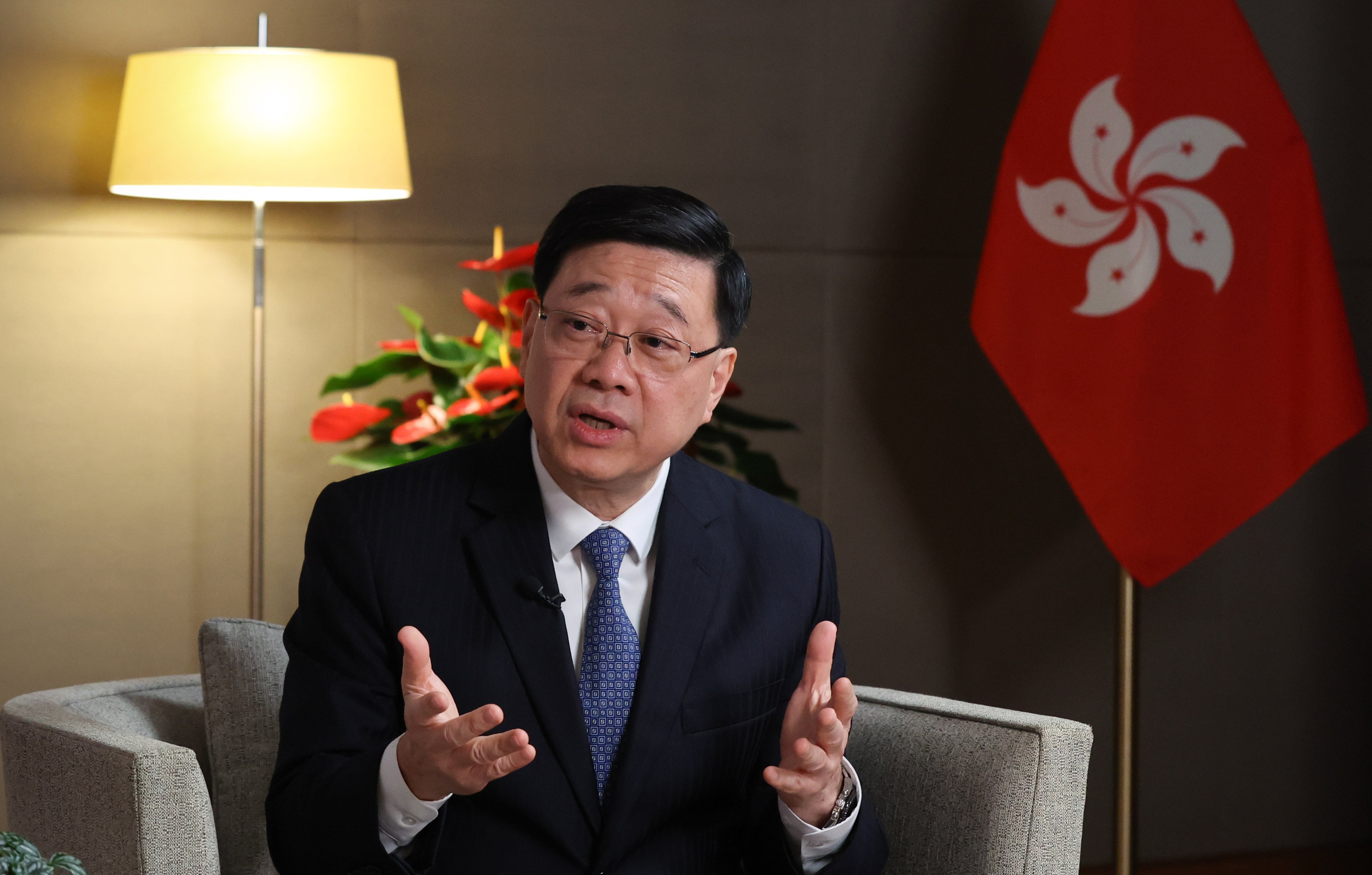 City leader John Lee has said boosting the economy and improving people’s livelihoods will be among his priorities for the two years remaining in his current term. Photo: Dickson Lee