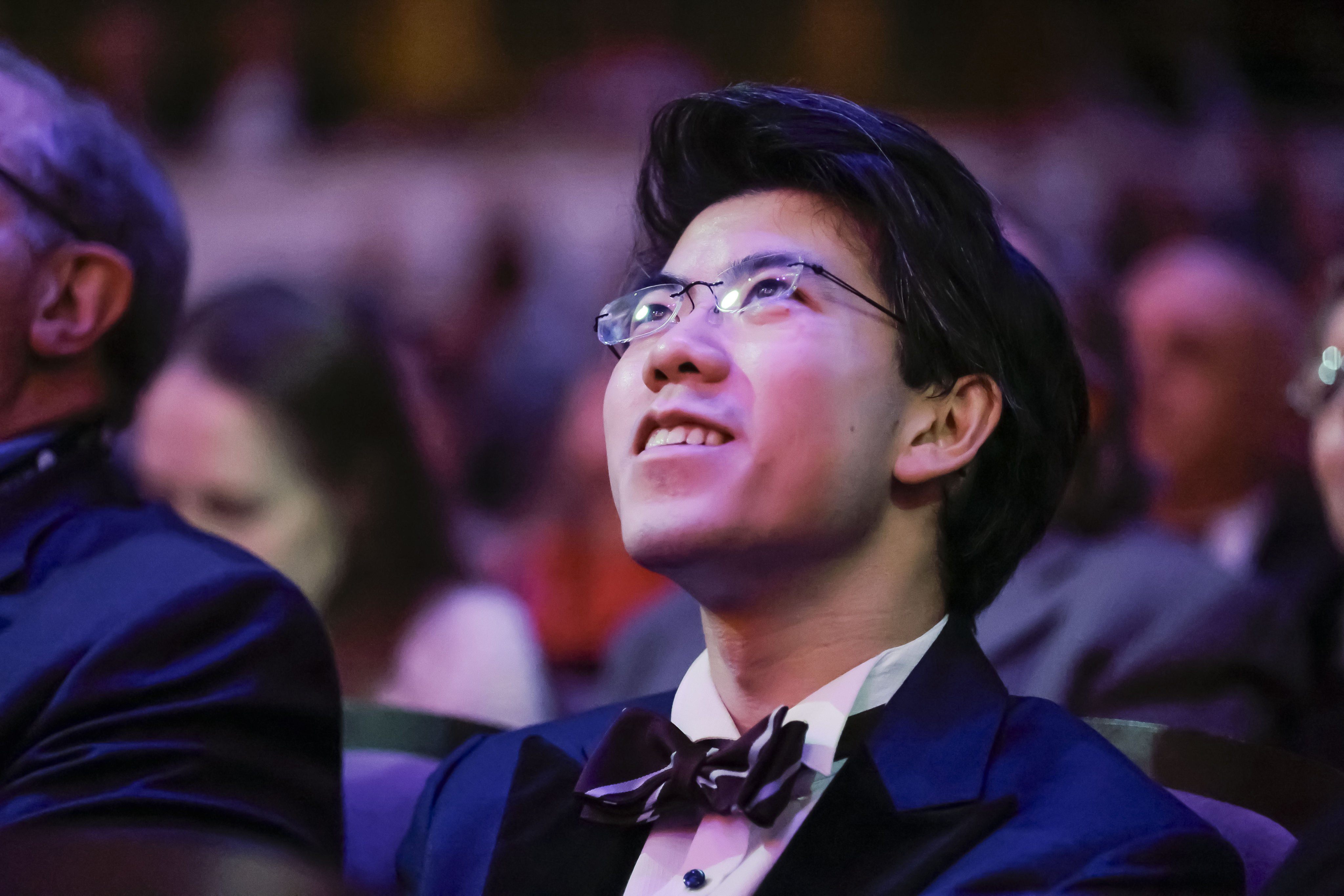 Aristo Sham during the awards ceremony of the 17th Van Cliburn International Piano Competition. Photo: Brandon Wade