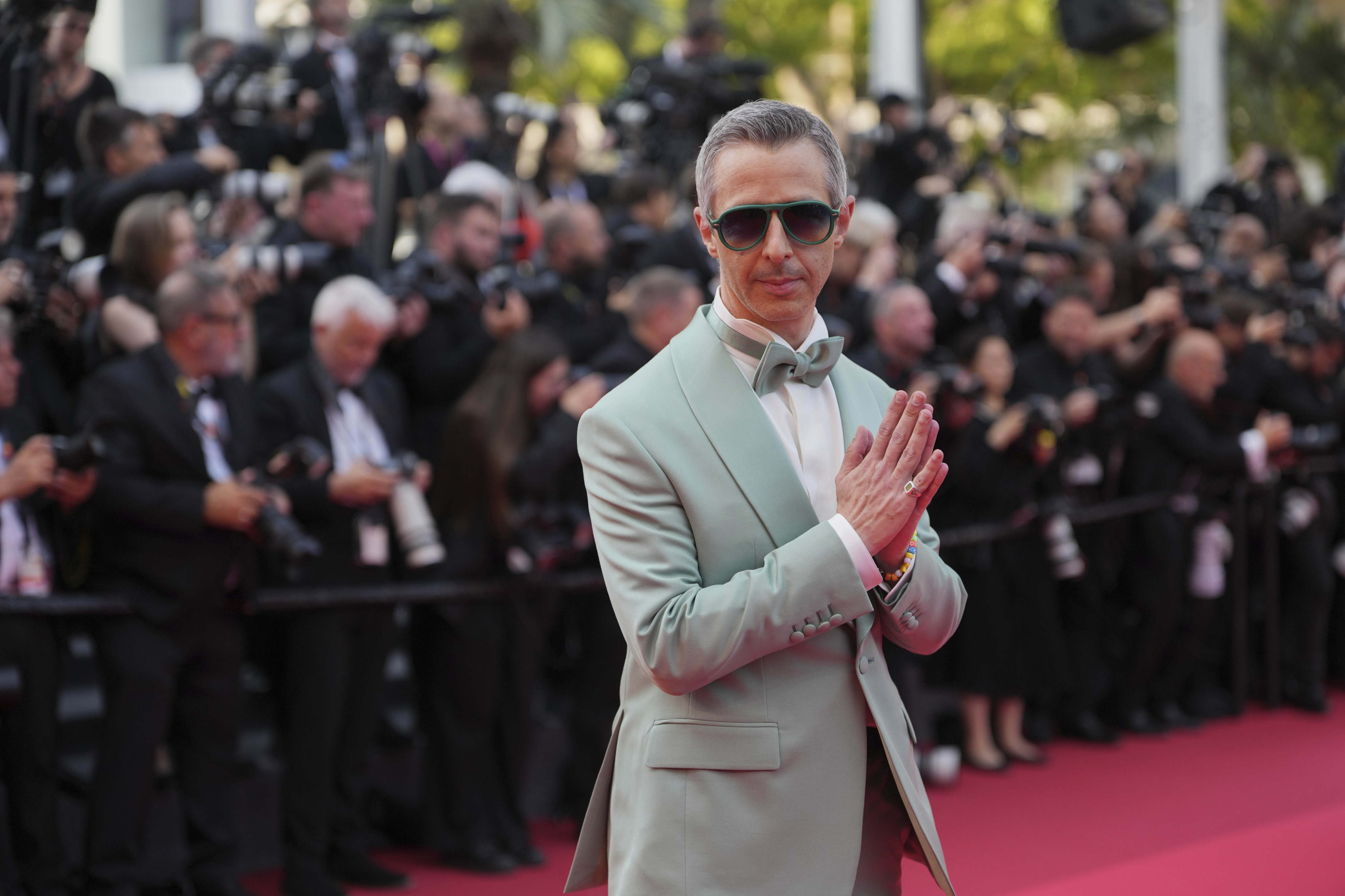 Succession actor and Loro Piana fan Jeremy Strong at the Cannes Film Festival in May. Photo: AP