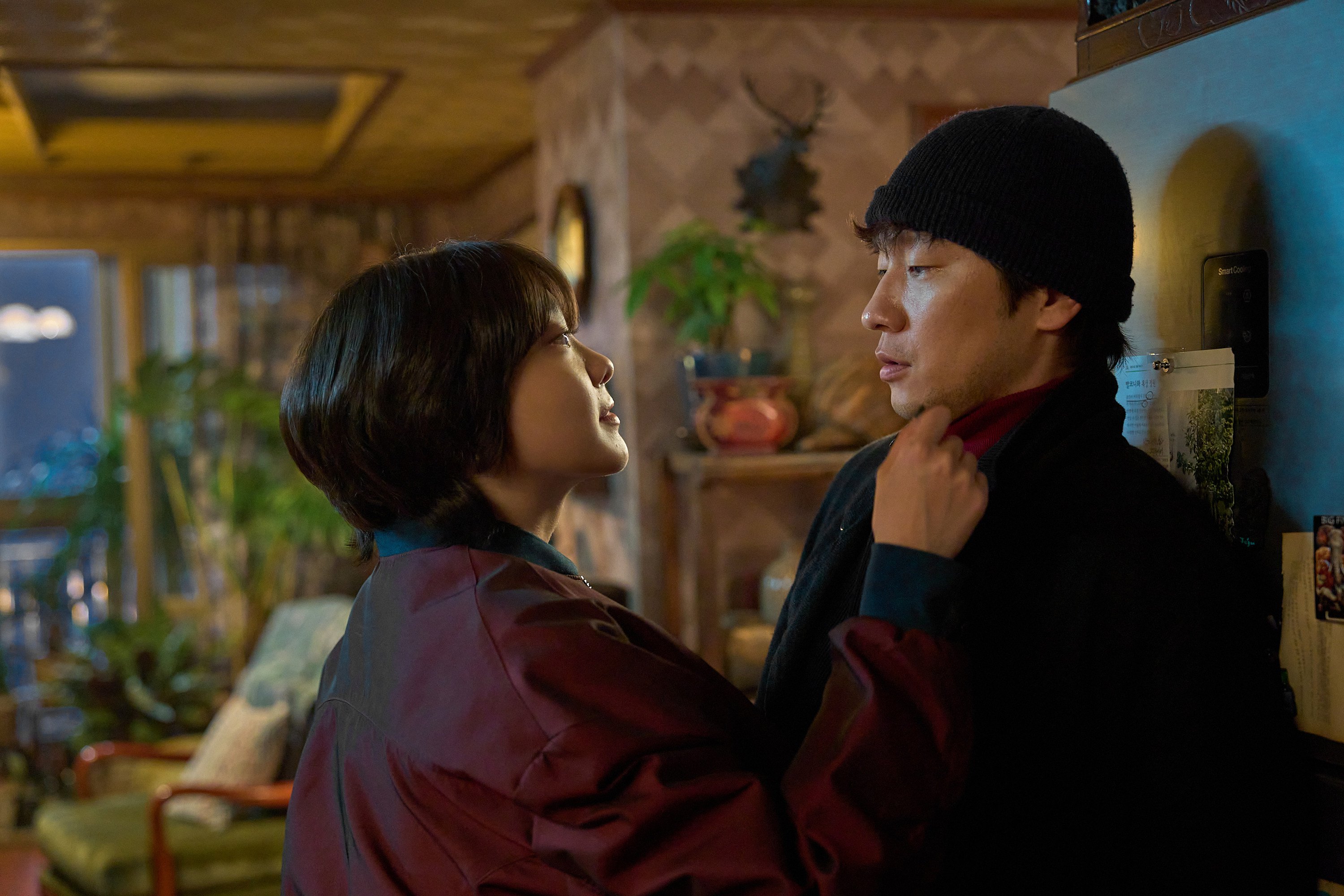 Kim Da-mi (left) and Son Suk-ku in a still from the recent Korean drama Nine Puzzles. Photo: Disney+