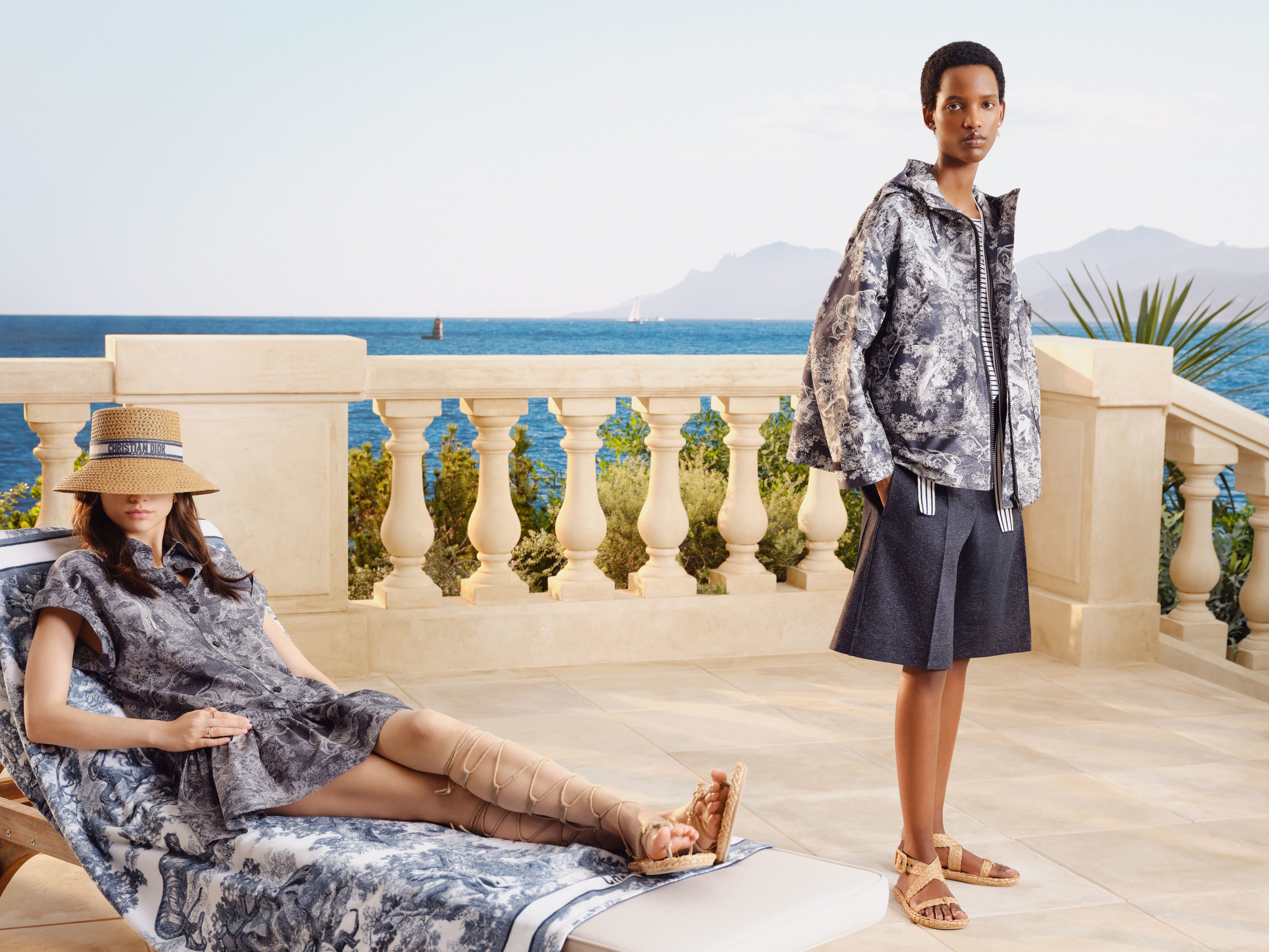 Turn heads by the pool this summer with a stylish designer beach towel. Photo: Dioriviera 2025 collection