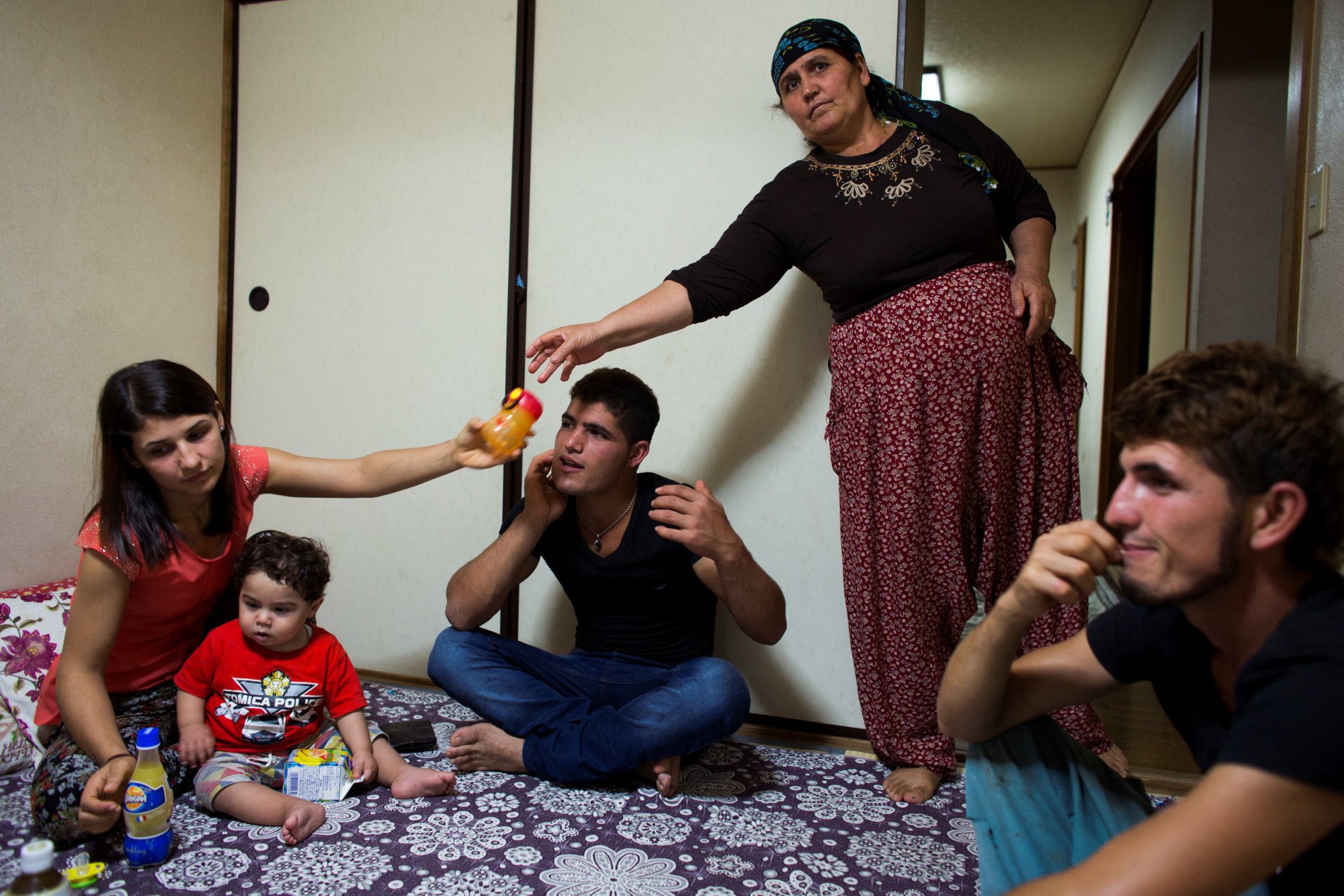 A Kurdish family living in Warabi, north of Tokyo. The rising presence of foreigners in Japan has fuelled a debate on immigration. Photo: Reuters A Kurdish family living in Warabi, north of Tokyo. The rising presence of foreigners in Japan has fuelled a debate on immigration. Photo: Reuters