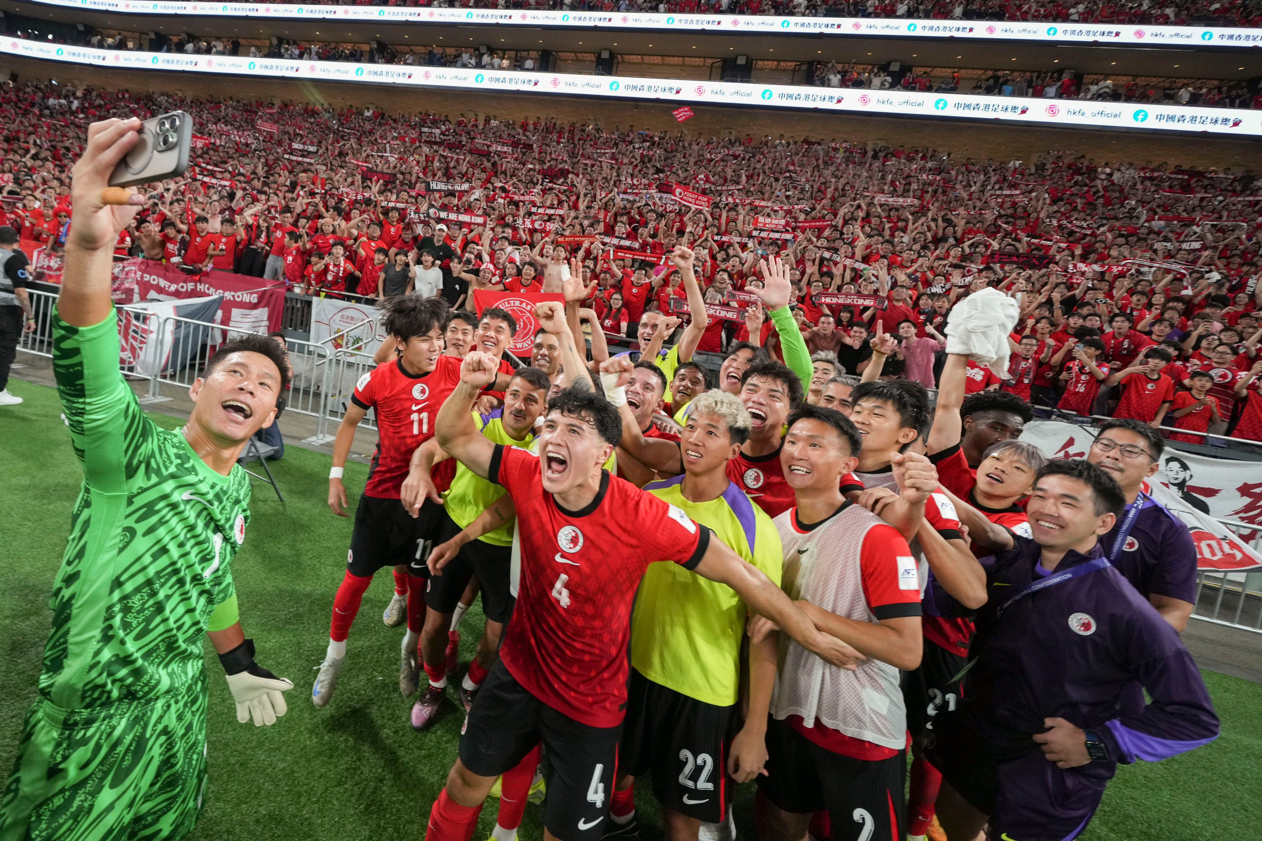 The result gives Hong Kong four points from two games in the group, with a win and a draw. Photo: Sam Tsang