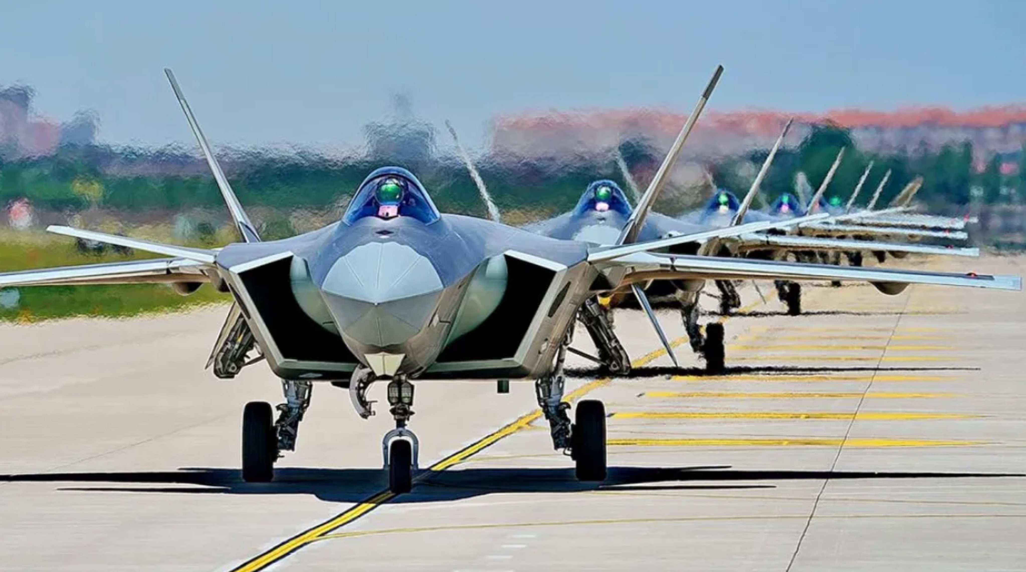 The J-20, also known as the Mighty Dragon, is a twin-engine stealth fighter viewed as China’s answer to America’s F-22 “Raptor”. Photo: Handout