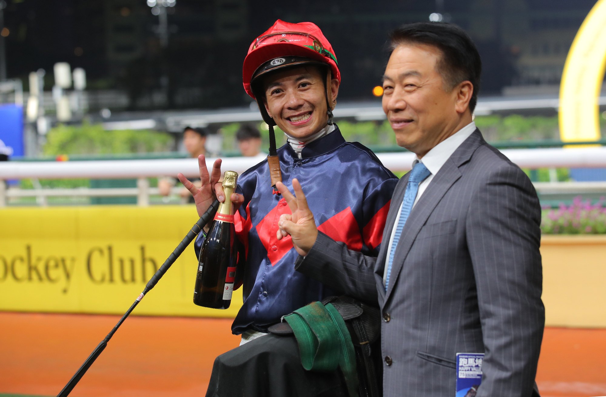 Jockey Derek Leung has enjoyed his trips to Happy Valley in recent weeks.